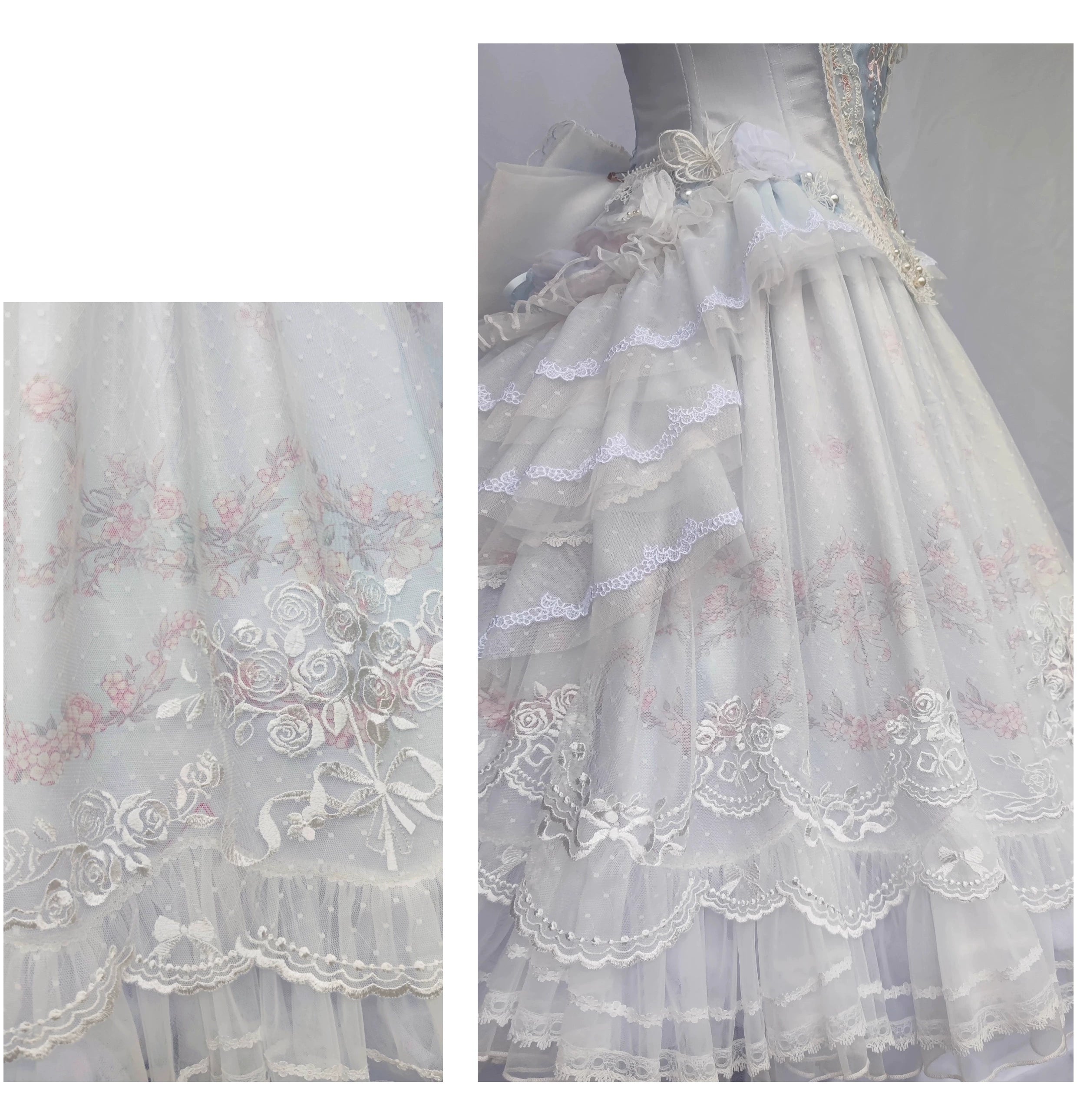(BFM)Garden Cat~Dreamy Dance Gorgeous Lolita JSK and SK 33494:426876