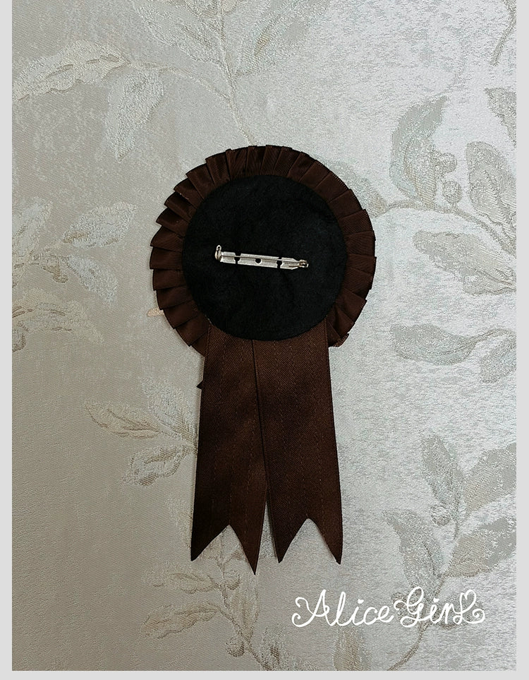 Alice Girl - Duke of Victoria - Classic Lolita Top Hat & Brooch 44095:795436