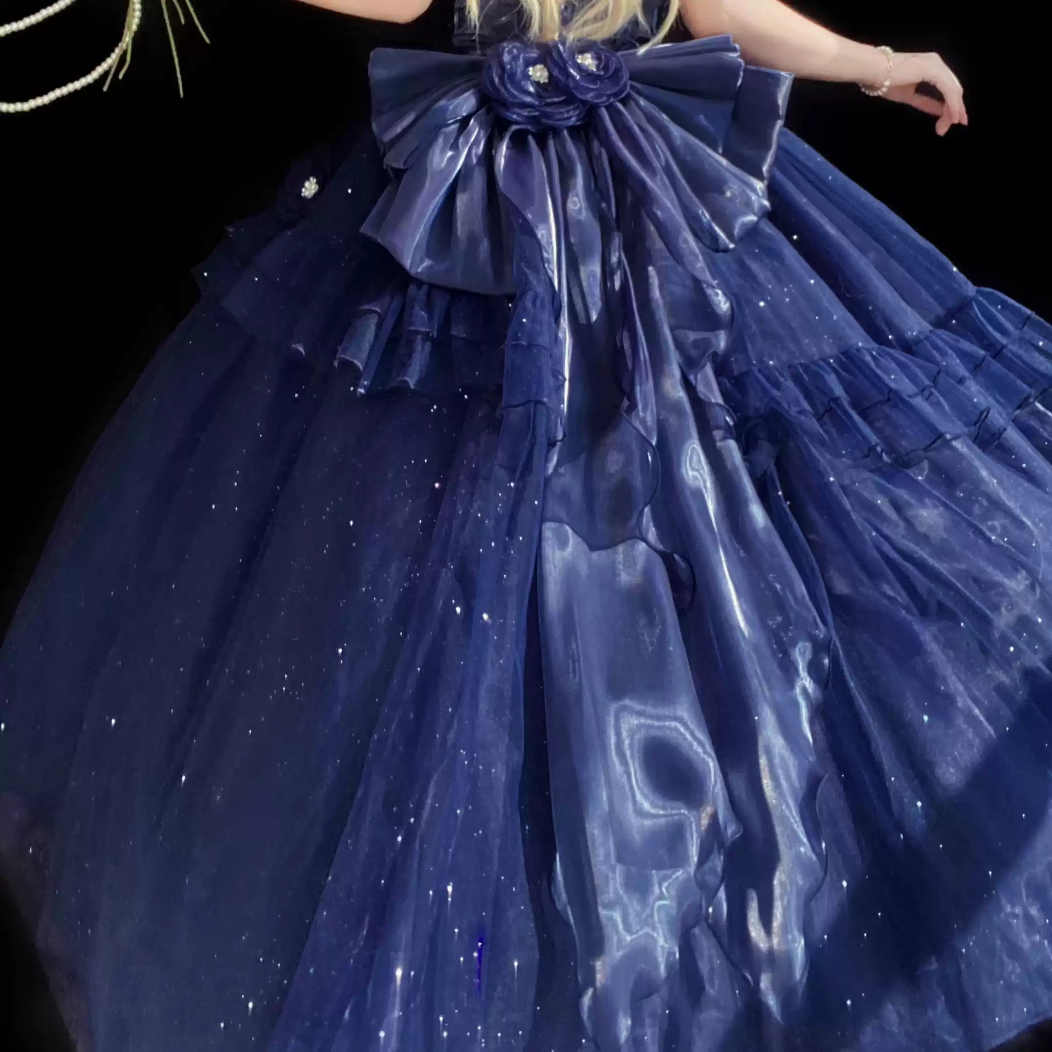 Meowing and fruity - Milky Way - Princess Lolita Accessories Back Bow Trailing 41388:693156