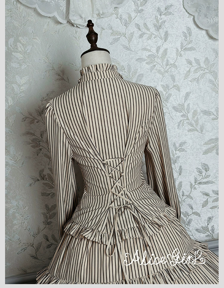 Alice Girl - Duke of Victoria - Classic Lolita SK & Overskirt Set 44092:794938