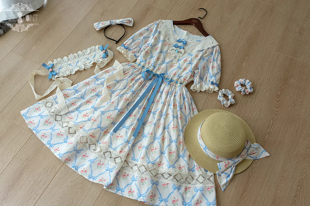 Miss Point~Customized Elegant Lolita OP Dress Cute Daily Girl Short Lolita Dress 35670:519726