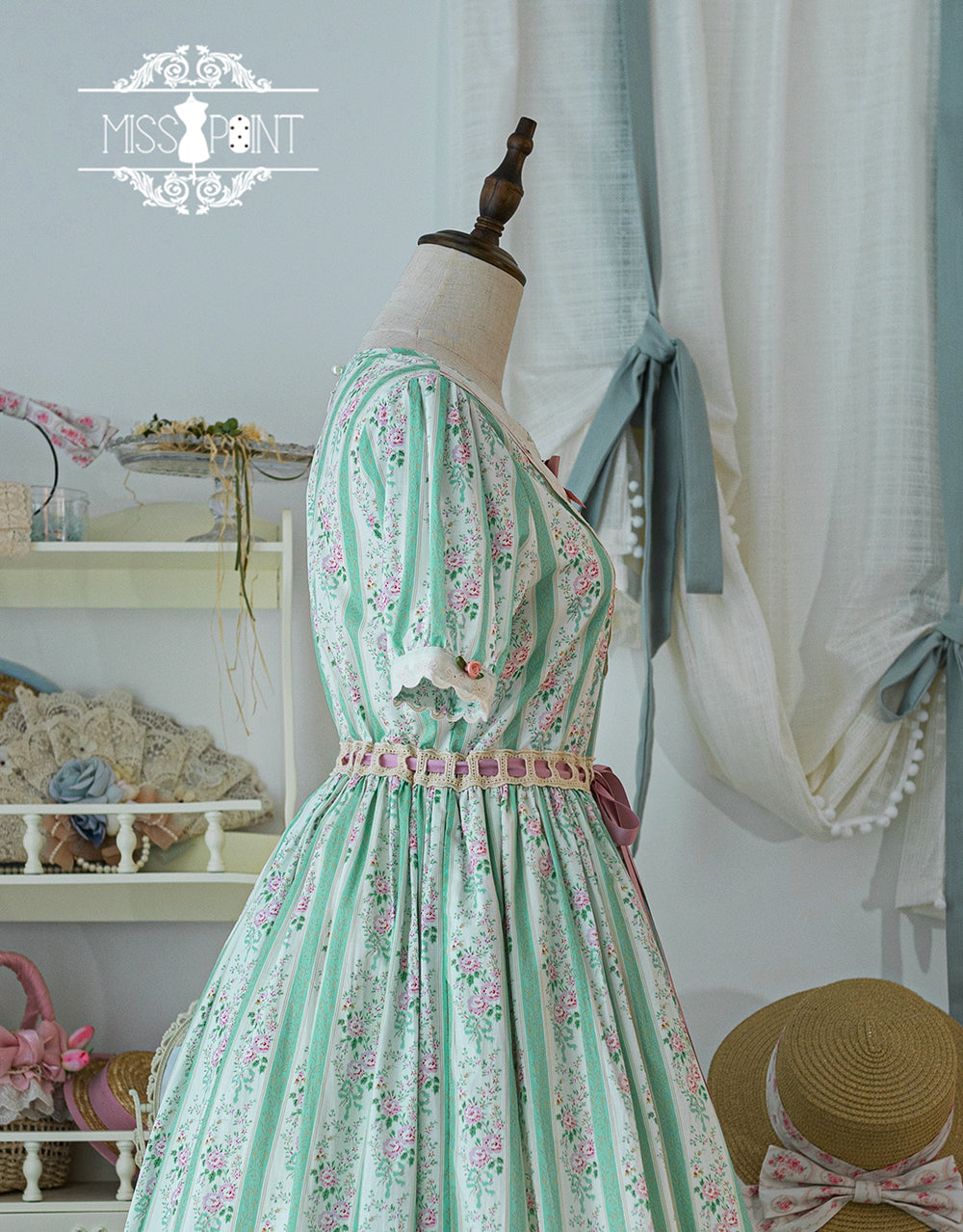 (Buyforme)Miss Point~Happy Summer Elegant Lolita Floral OP Dress