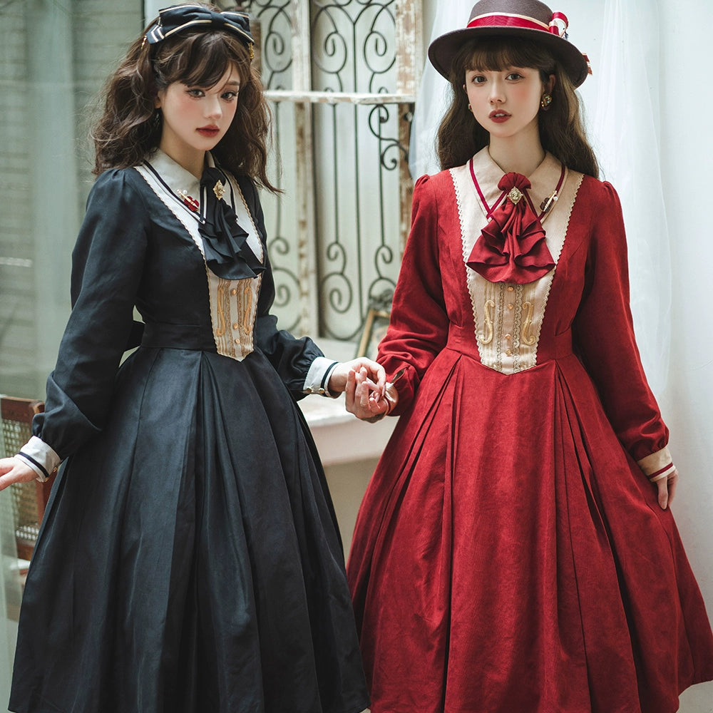 Miss Point - Elegant Lolita Top Hat - Golden Movement Lolita Hat