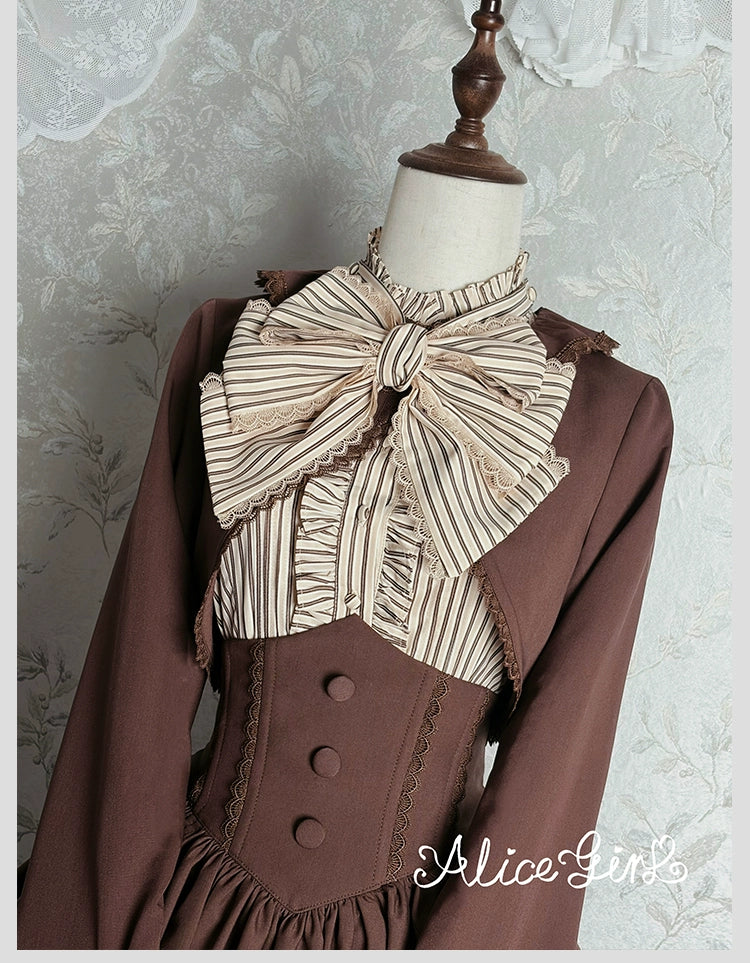 Alice Girl - Duke of Victoria - Classic Lolita SK & Overskirt Set 44092:794862