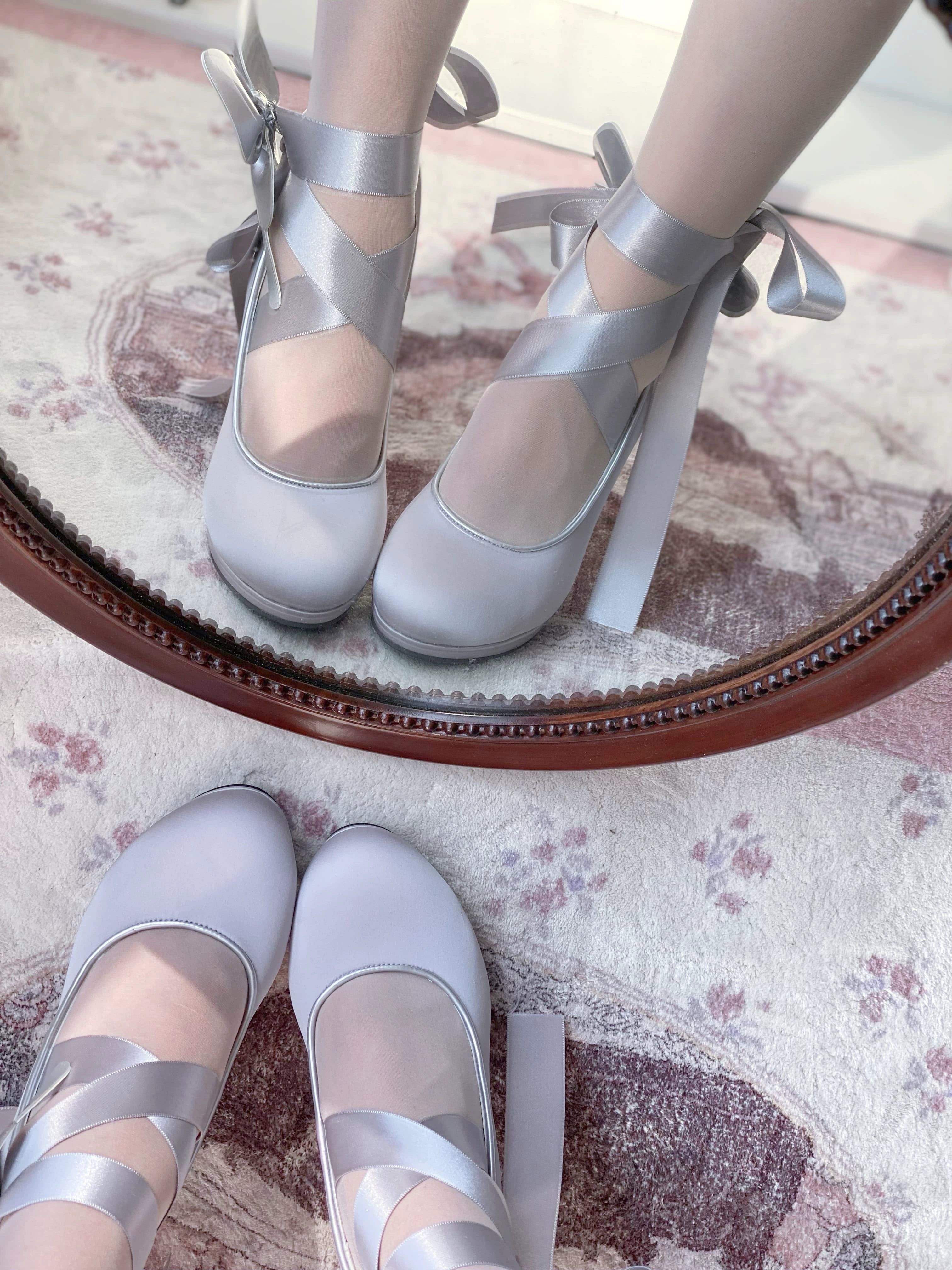 Pure Tea For Dream~Butterfly Specimen~Ballet Style Lolita Shoes Elegant Platform Lolita Heels 40134:650404