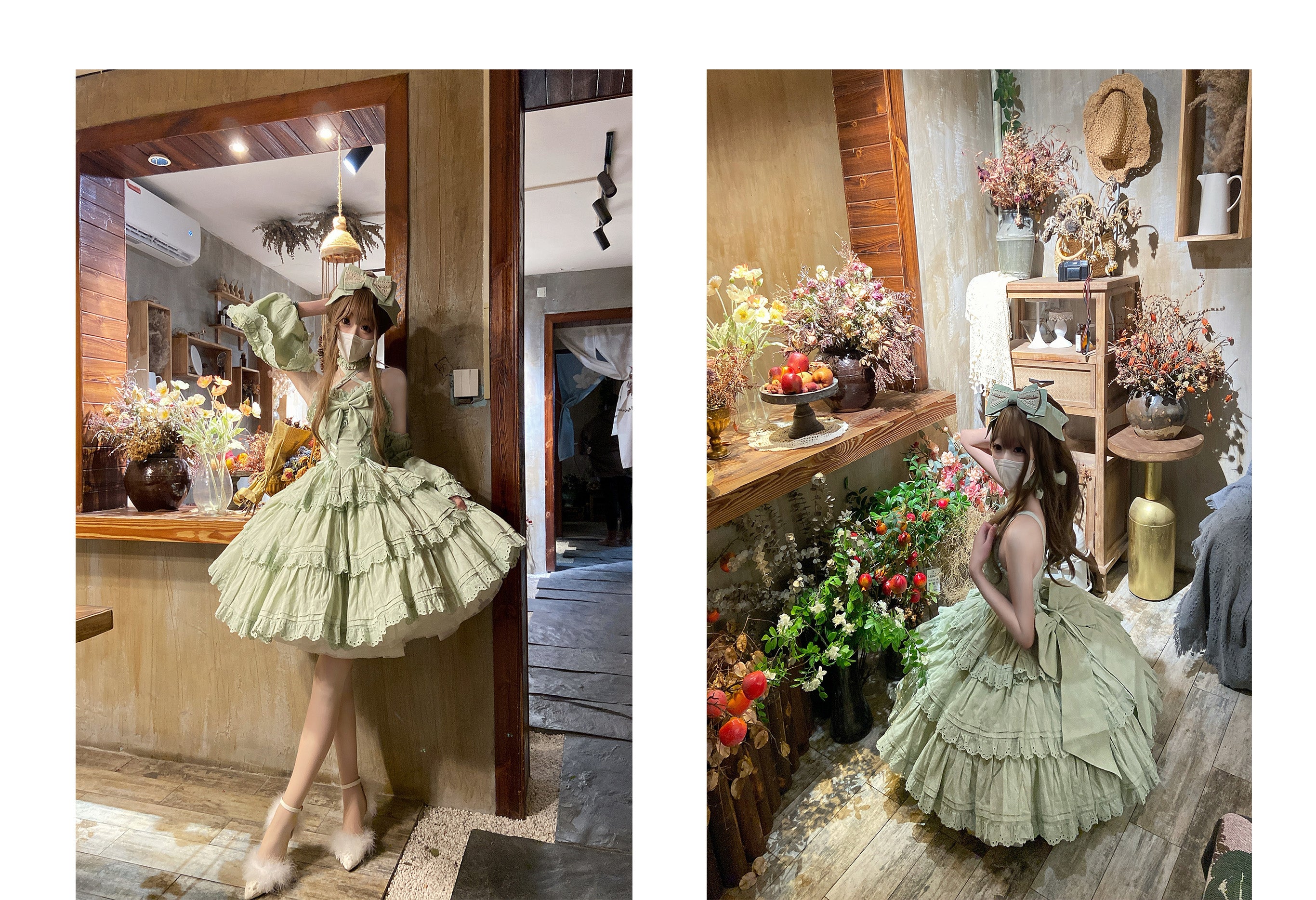 MEEKWIND - Miss Flora - Sweet Lolita Accessories Doll-like Headdress 42376:737584