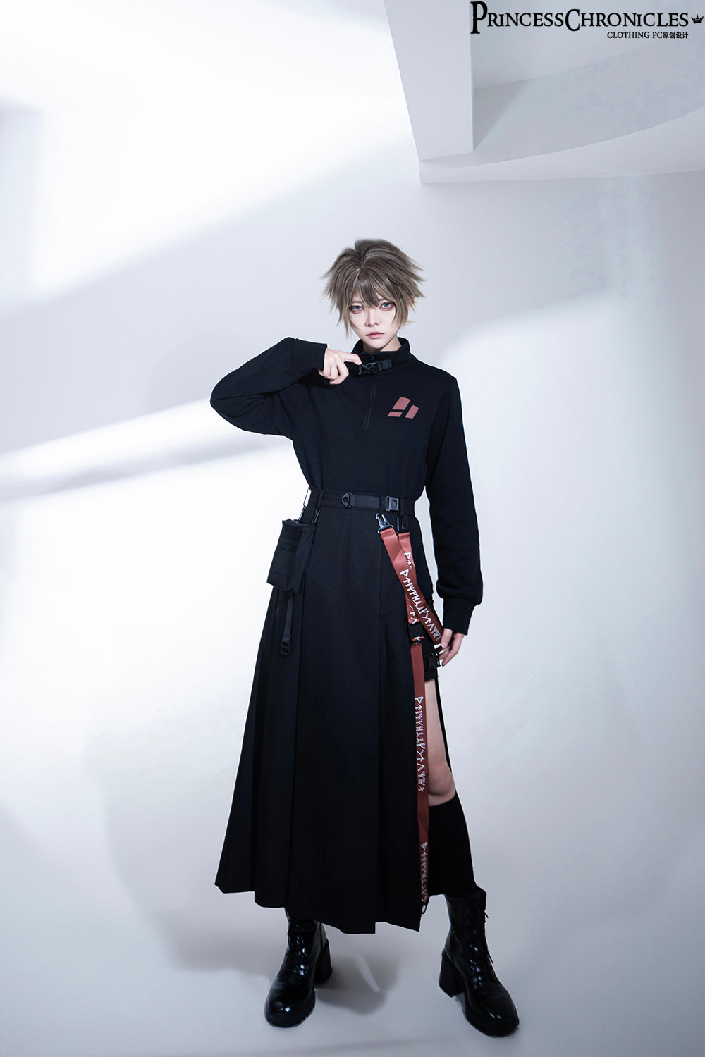 Princess Chronicles - Nameless Blade - Waste Soil Ouji Lolita Black Skirt