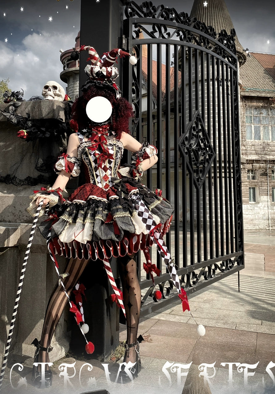 MieYe - Queen - Circus Inspired Lolita JSK Dress, Built-in Fishbone 44300:803394