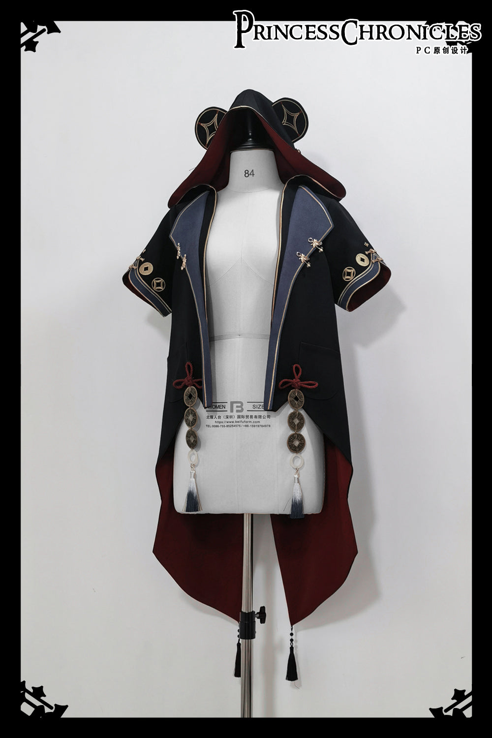 Princess Chronicles~Fortune and Treasure~Chinese Style Ouji Lolita Shorts Set with Cash Coins Details 42294:735563