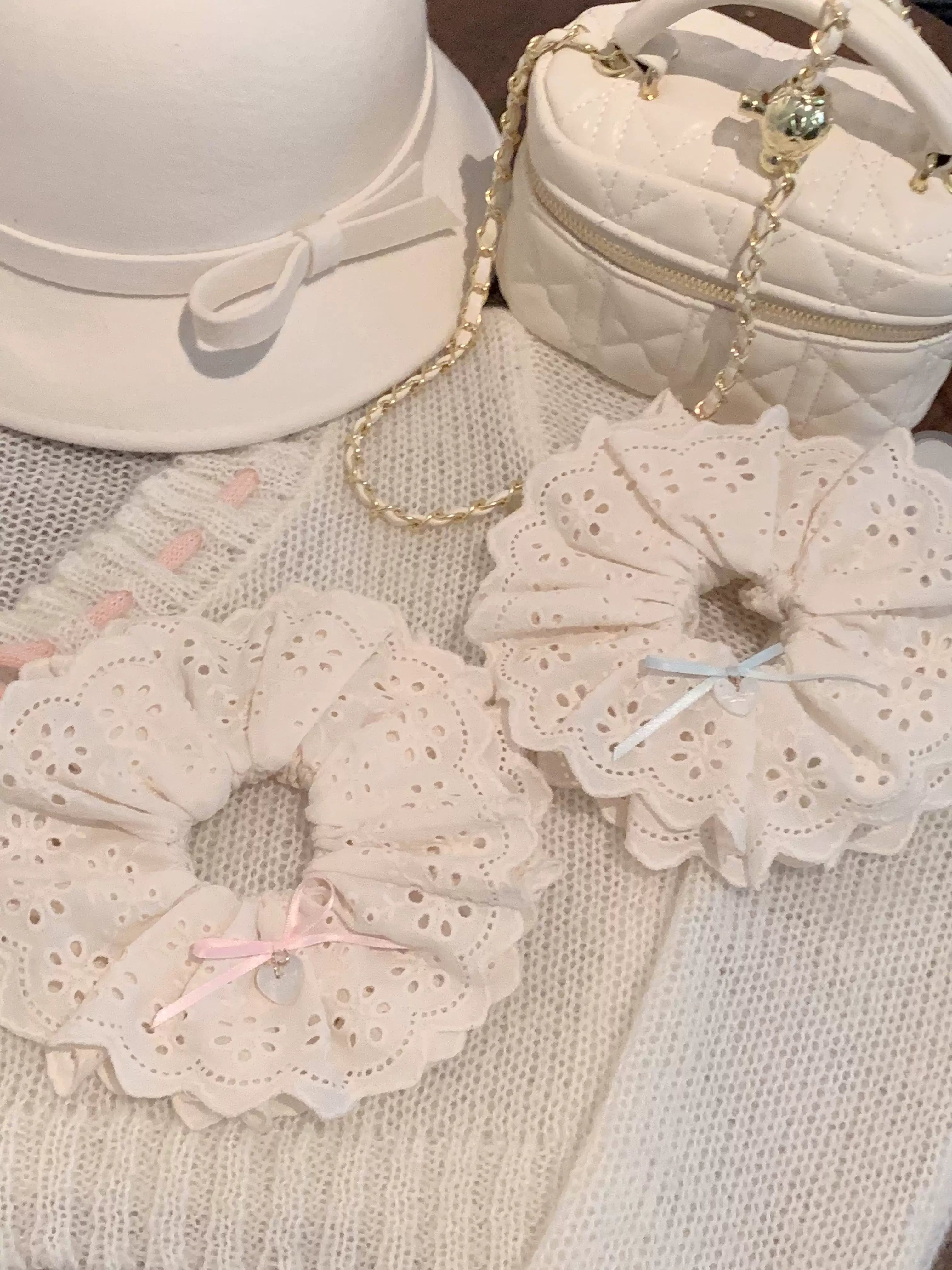 Pure Tea For Dream~Marshmallow Melody~Sweet Lolita Headdress Bow Hair Rope