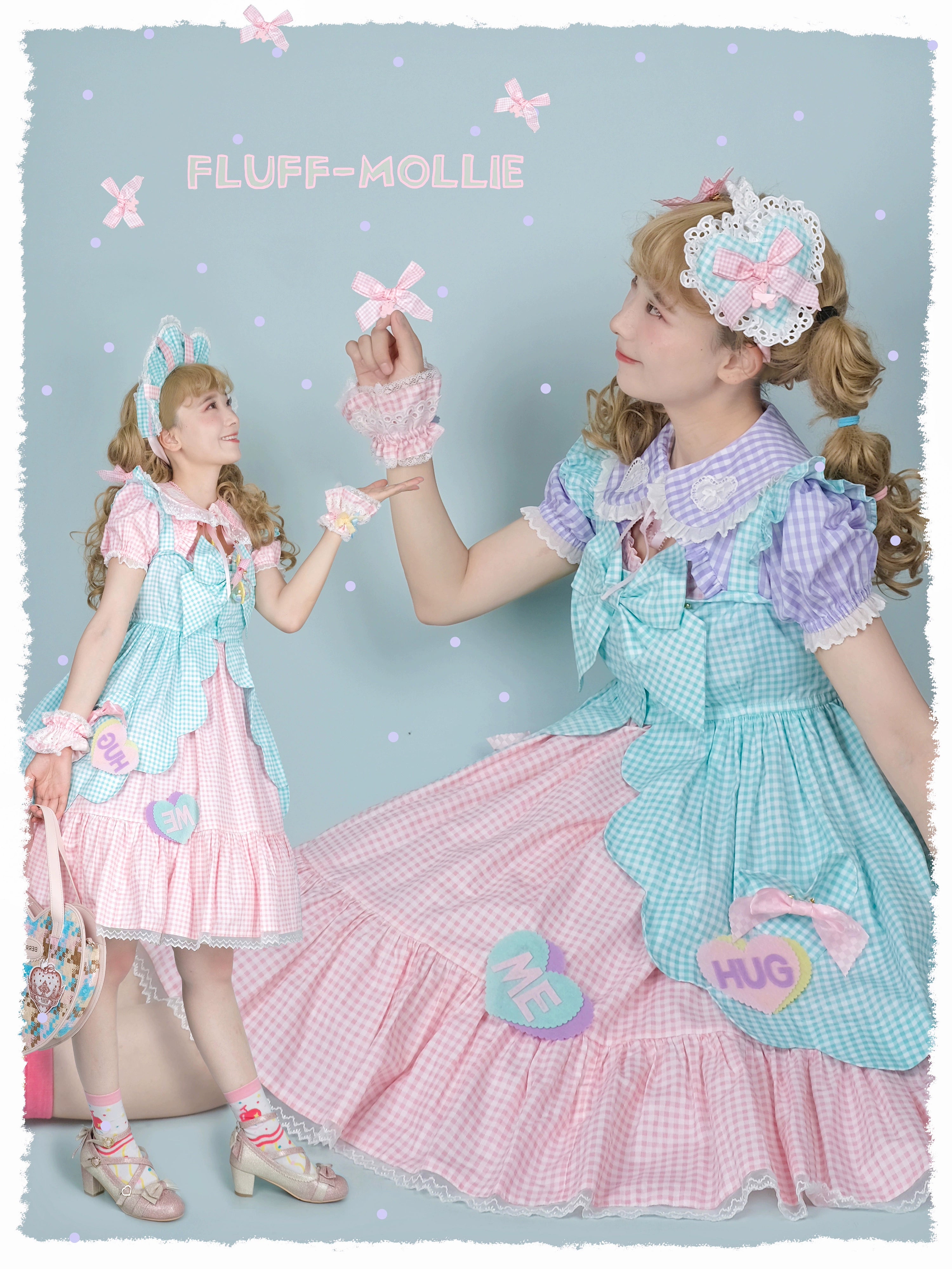 (BFM)Fluff Mollie~Bean Breakfast~Sweet Lolita Overskirt Daily Daily Petaled Skirt 33148:407536