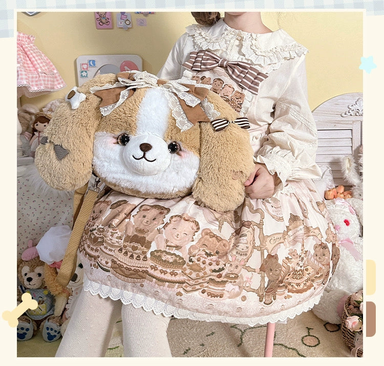 Mango Dango - Pakcoco - Kawaii Lolita Bag, Plush Backpack 43820:786224