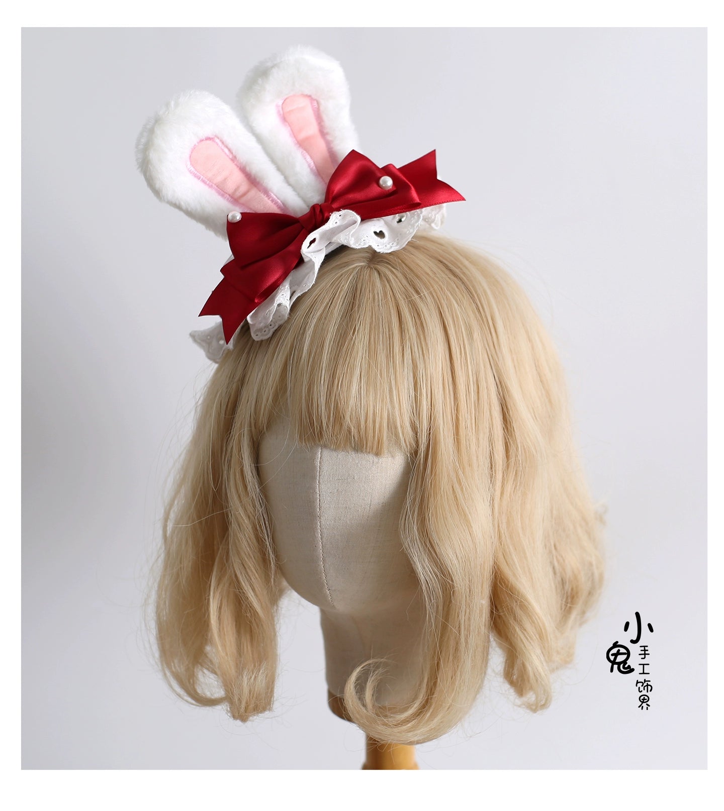 Xiaogui - Sweet Lolita Headdress, Shapeable Bunny Ear 44179:797848