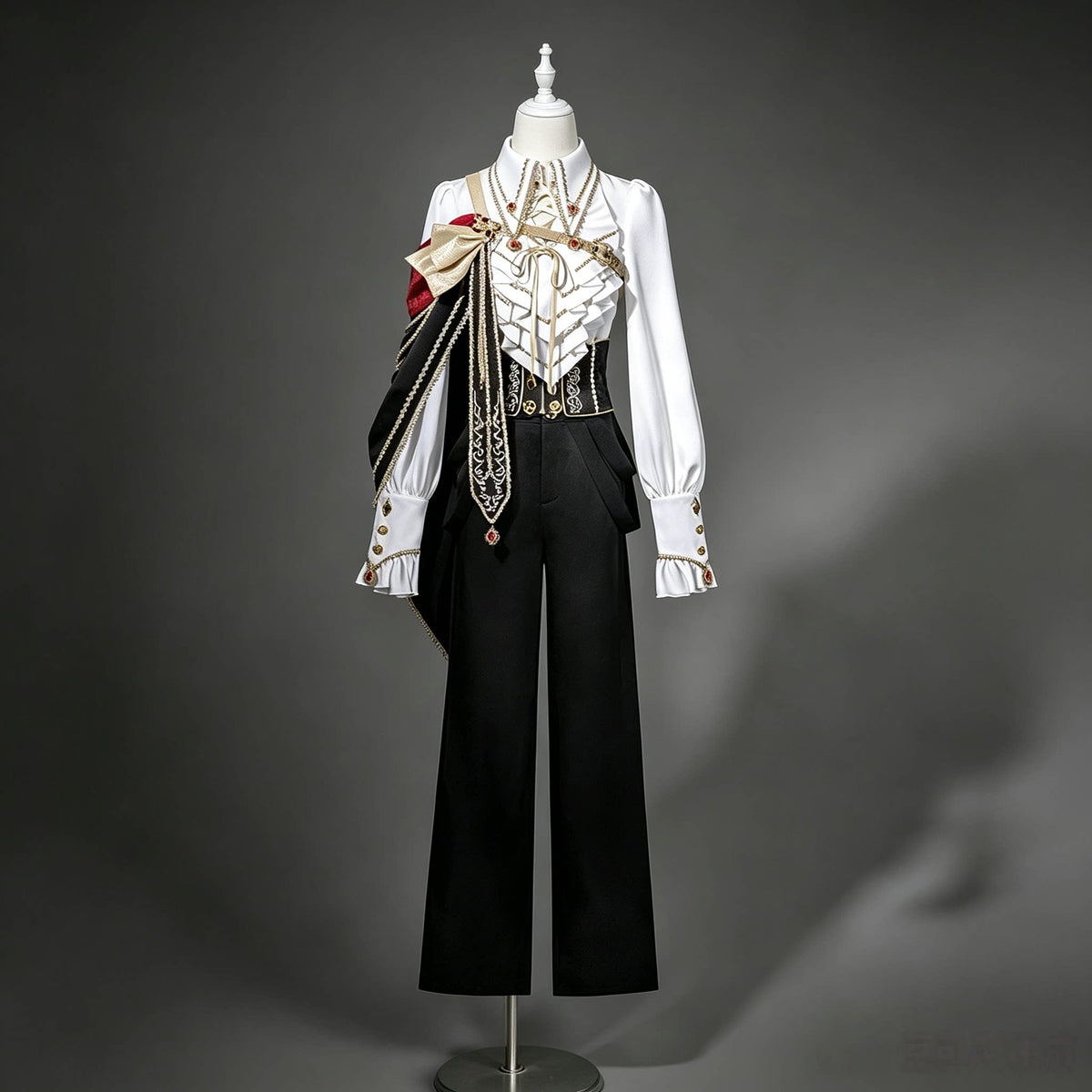 Oath Knight - Ouji Lolita Knight Prince Top & Pants Set (L M S XL) 45898:867361