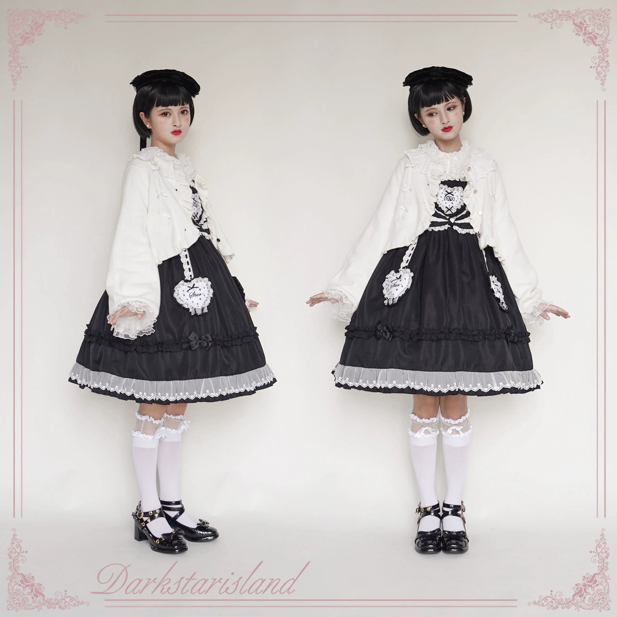 (BFM)Dark Star Island~Sugar Frost~Sweet Lolita Cardigan Knit Embroidered Sweater 34274:449520