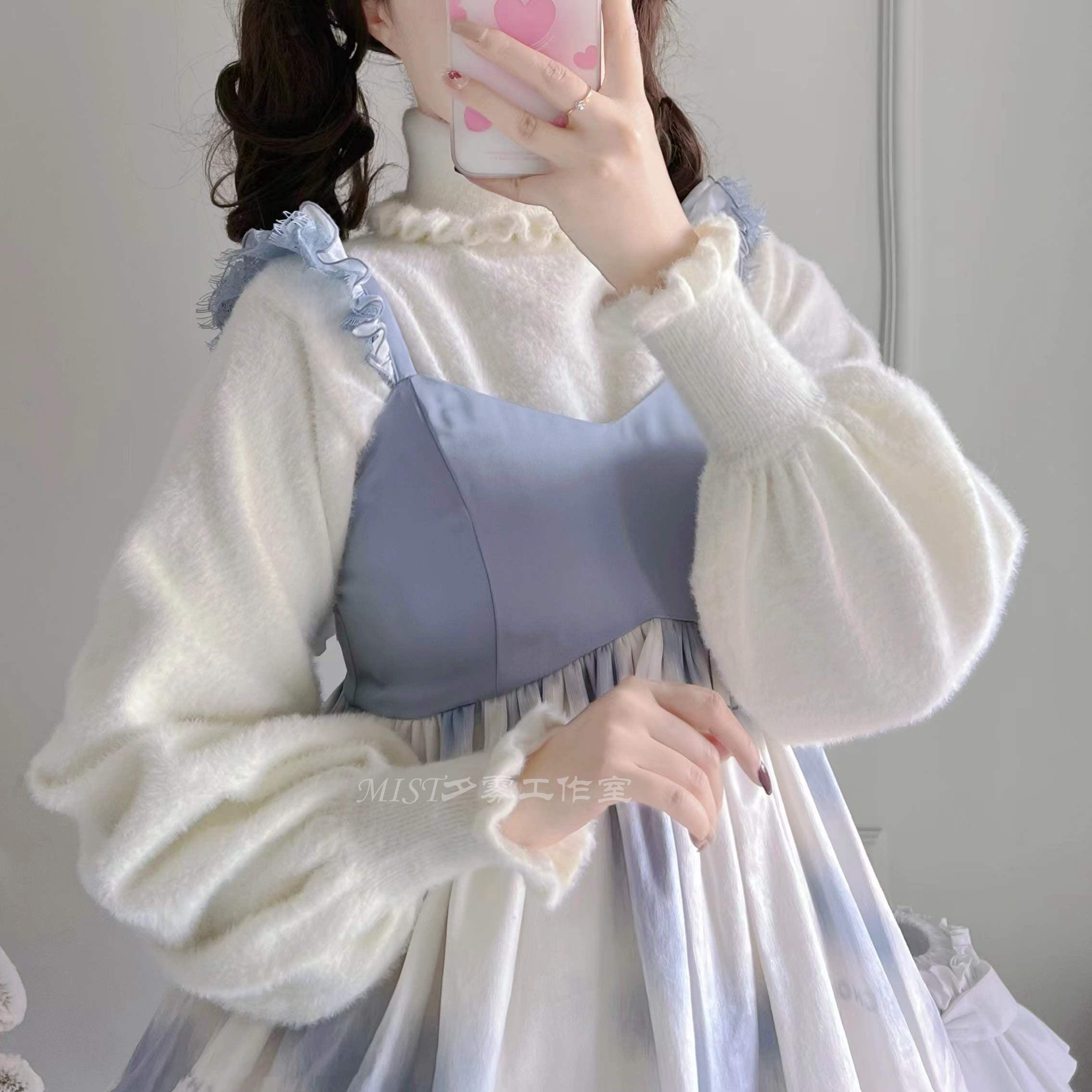 MIST - Kawai Lolita Warm Turtleneck Knitwear 9924:117254
