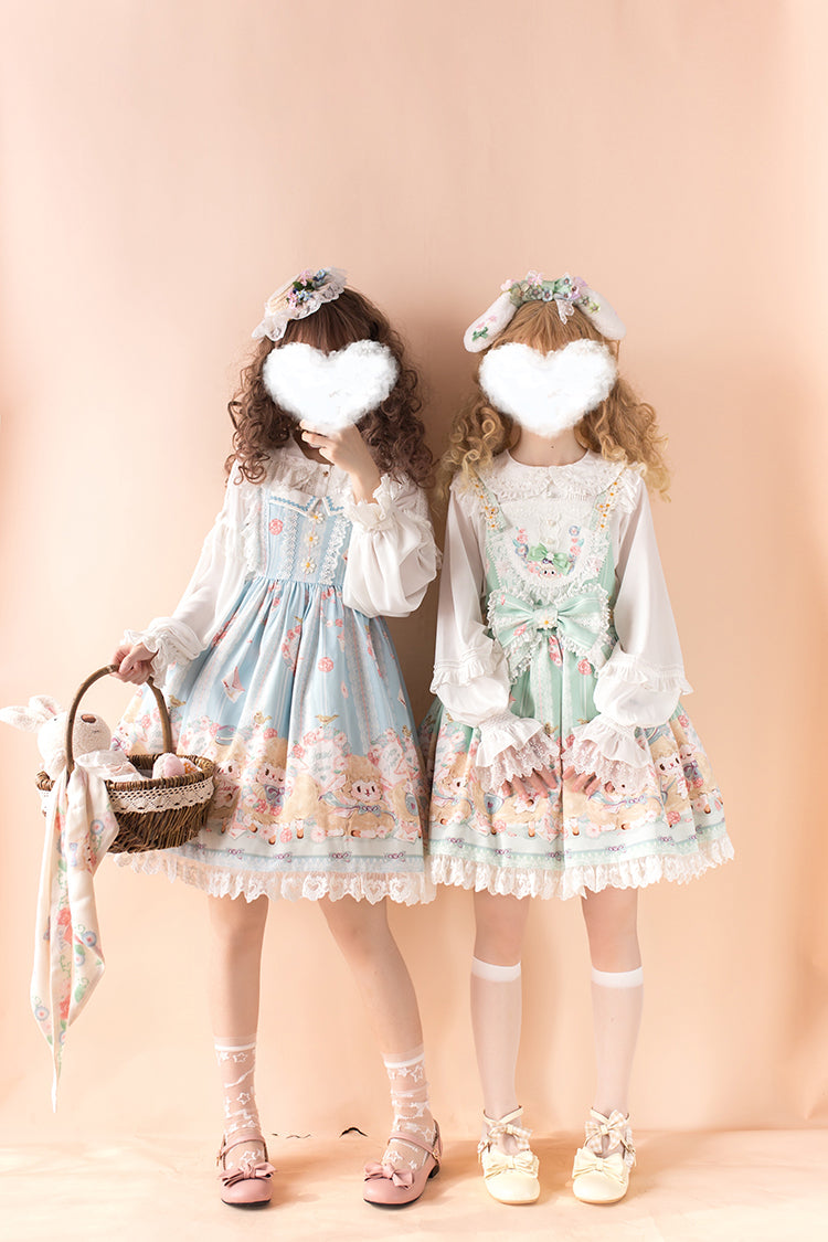 Chemical Romance - Lamb Postman - Sweet Lolita Printed JSK Dress
