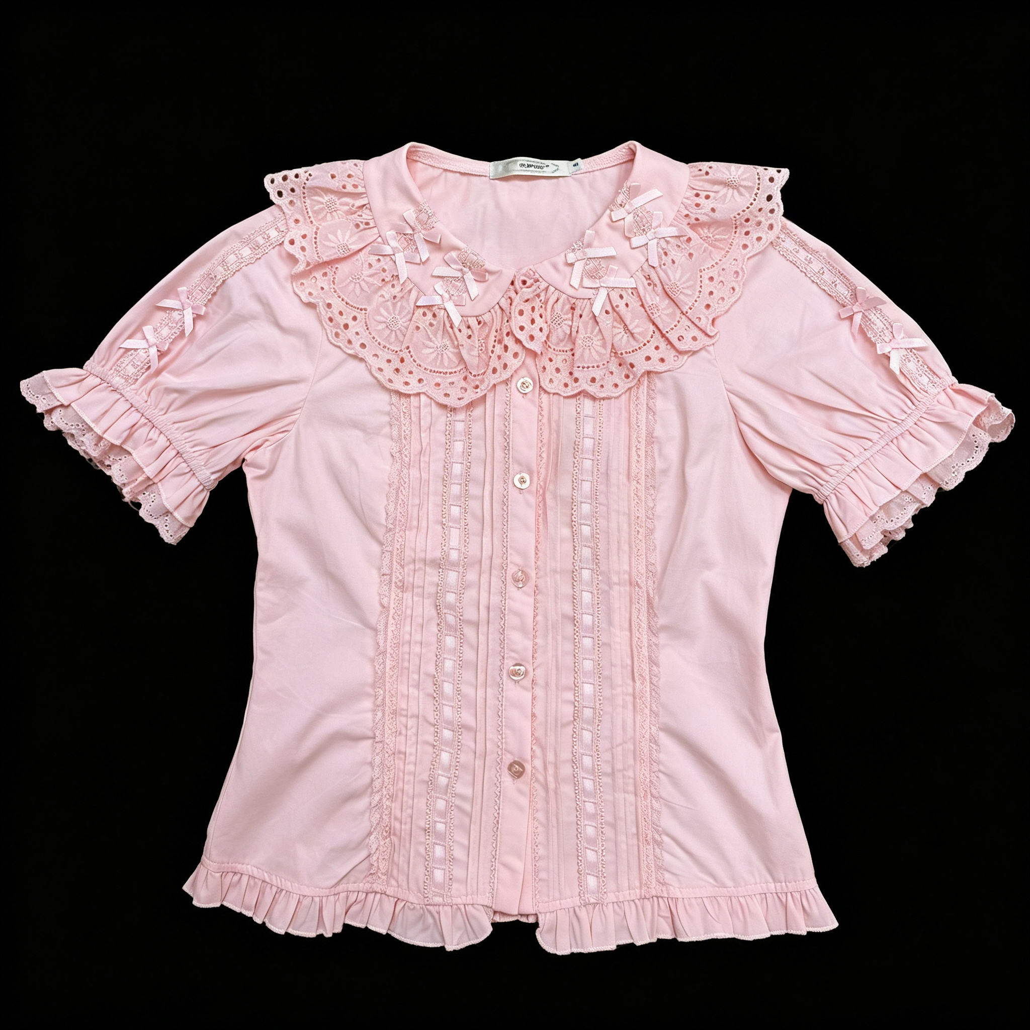 Sunflower - Sweet Lolita Peter Pan Collar Blouse, Cotton Fabric