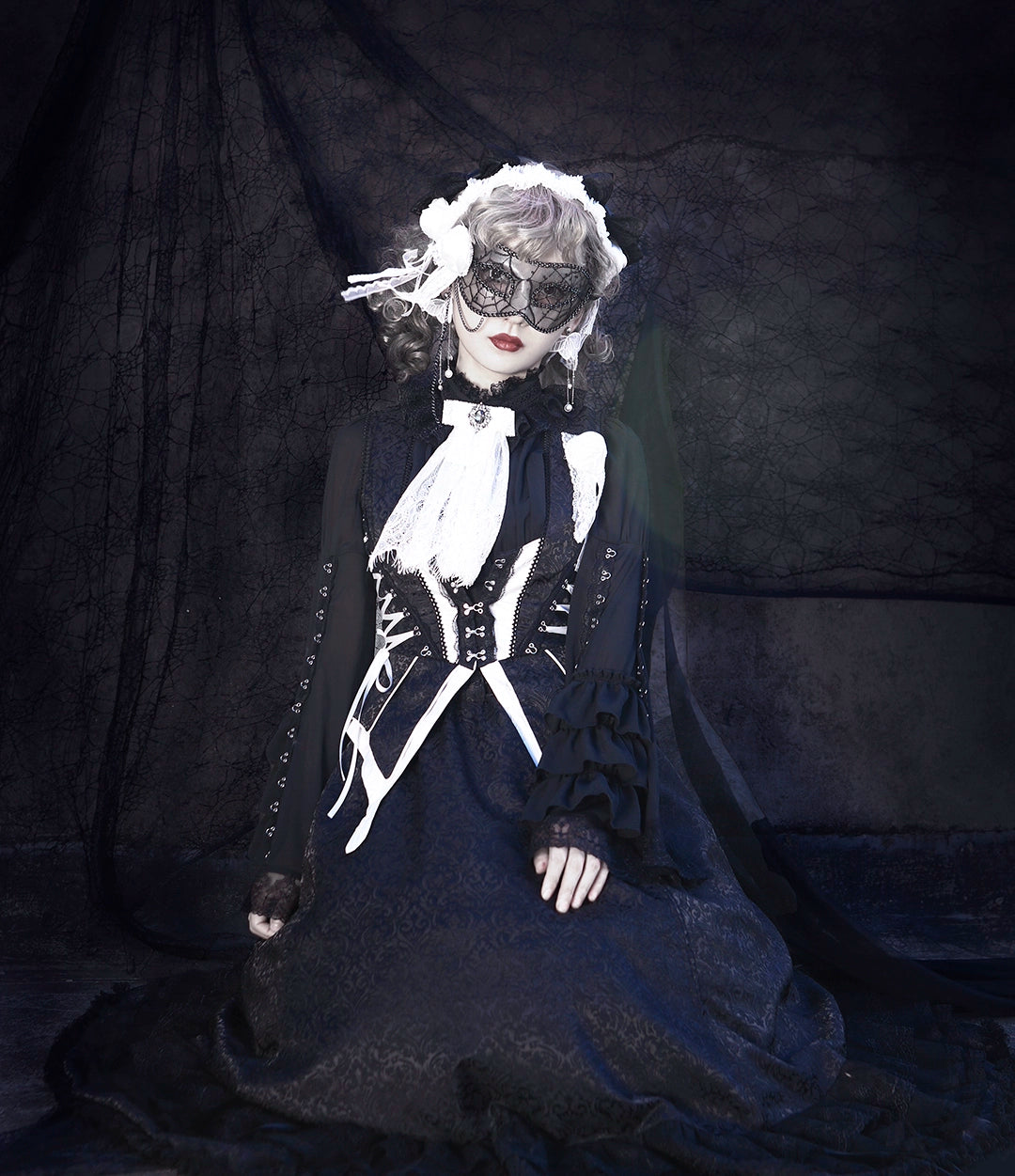 MILU ORIG - Herbarium - Gothic Lolita Skirt Set Vest Blouse Multicolors