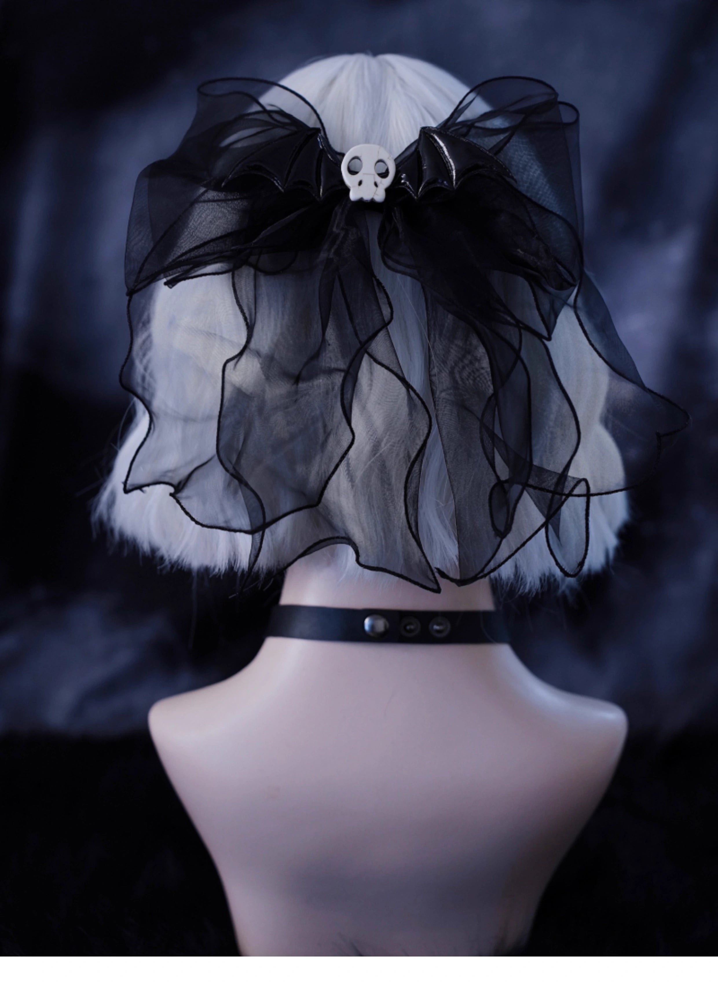 Strange Sugar~Gothic Hair Accessories Set Skulls Sharks Lolita Clips Headbands 36666:533338