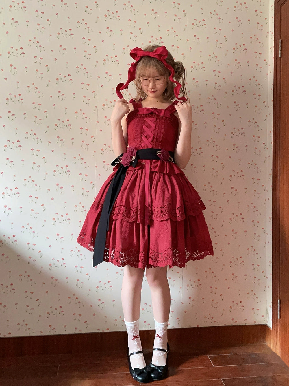 Miss Point - Forest Waltz - Classic Lolita Blouse & Multi-Tiered Ruffles SK 44233:800066