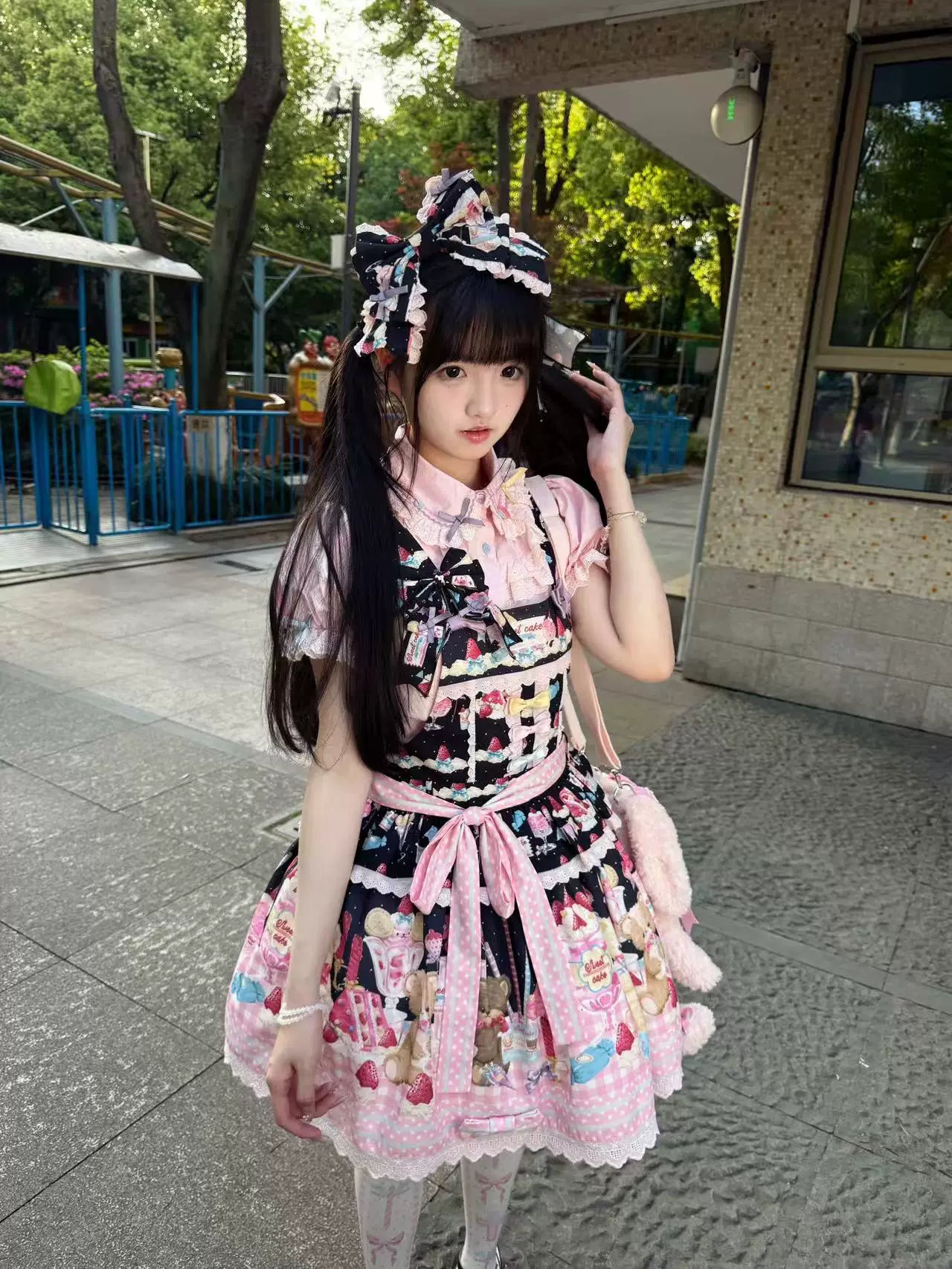 Cute More - Candy Colored Sweet Lolita Blouse, Ruffled Collar