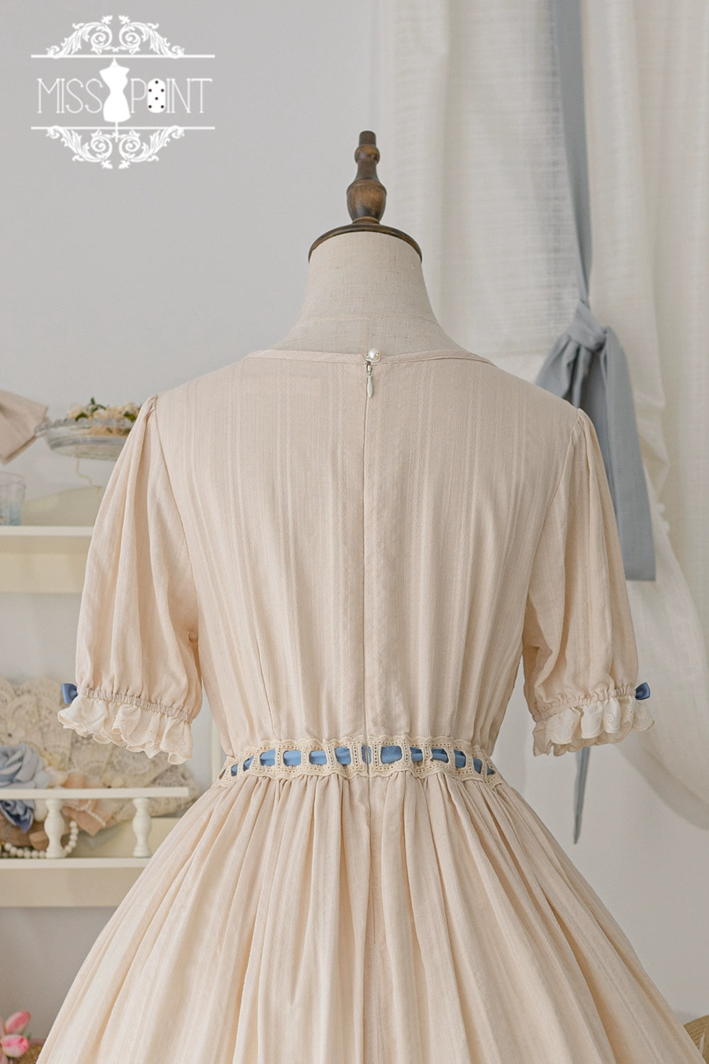 Miss Point~Customized Elegant Lolita OP Dress Cute Daily Girl Short Lolita Dress 35670:519646