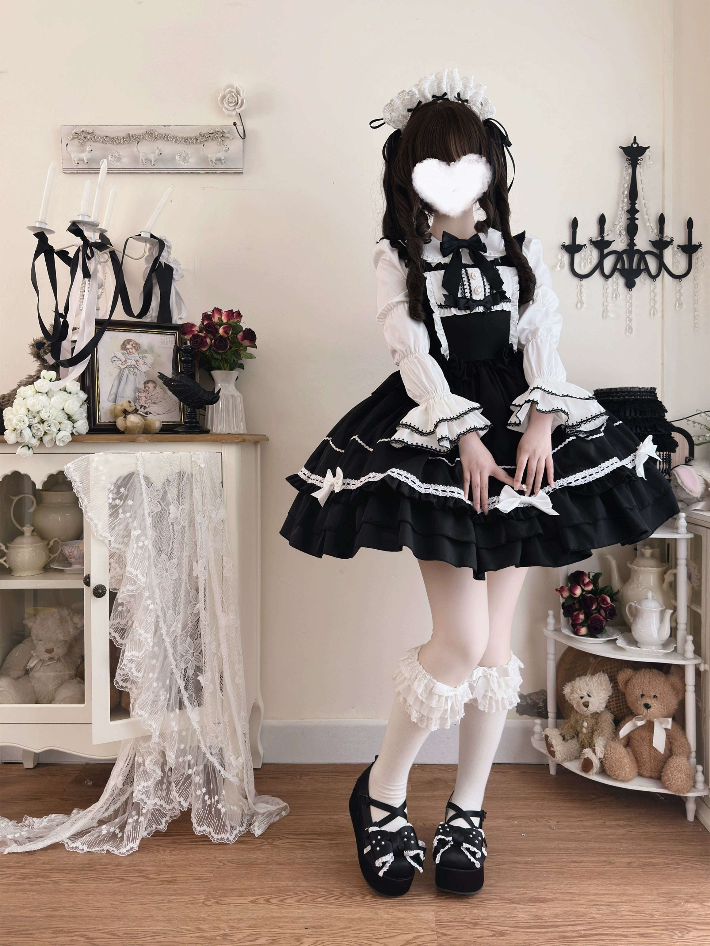 Hanguliang - Paper Shell Cake - Sweet Lolita JSK Dress Summer Dress