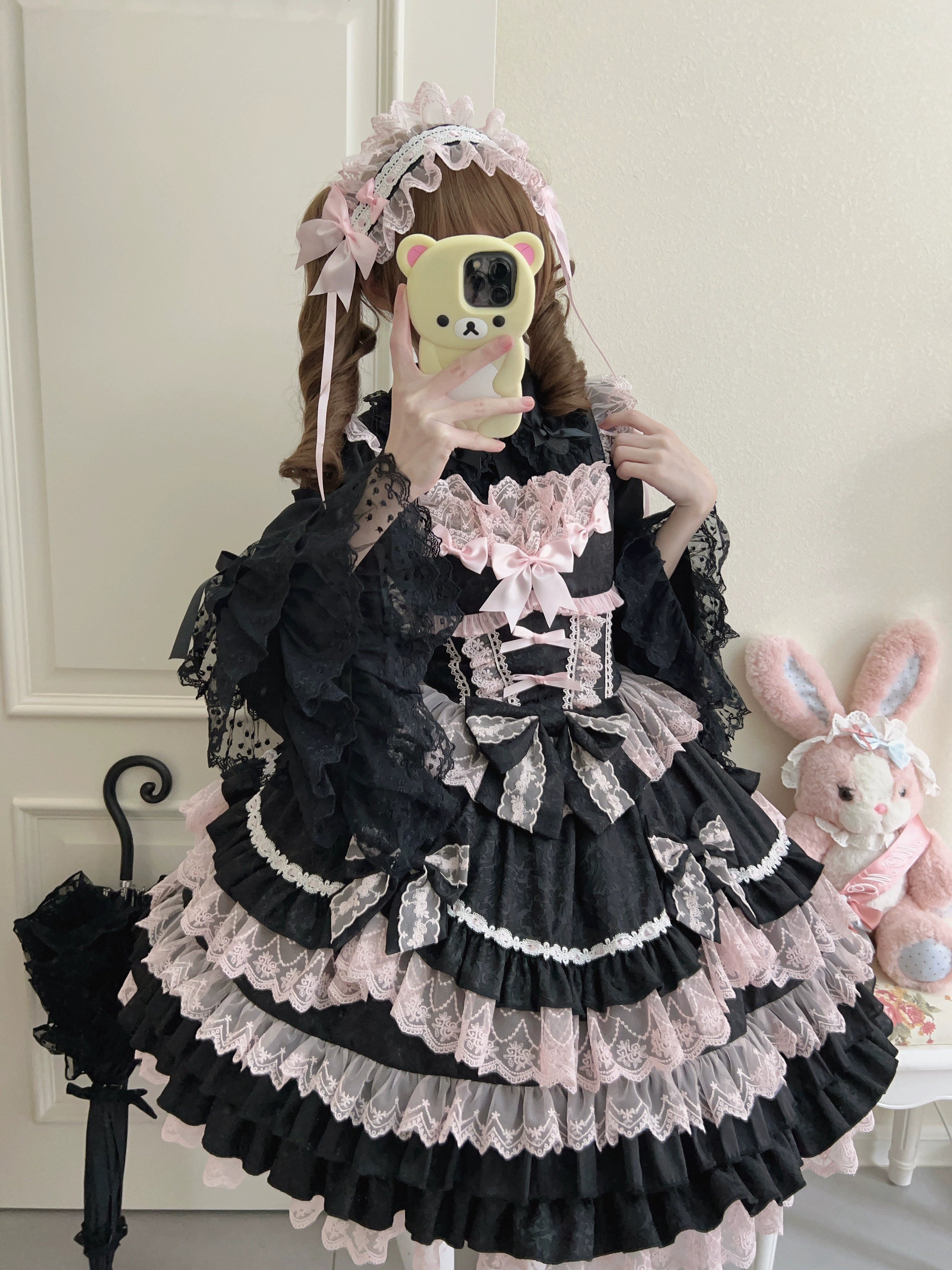 Flower Ode - Doll-like Sweet Lolita Jumper Dress