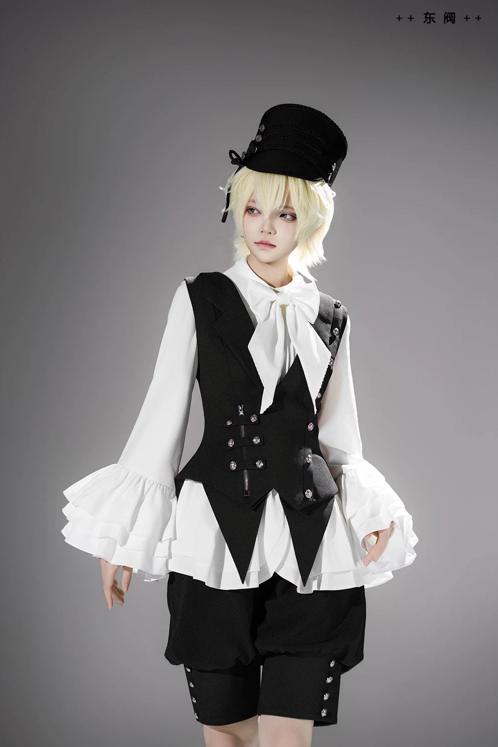 Ashes - Vintage Ouji Lolita Blouse and Shorts Set