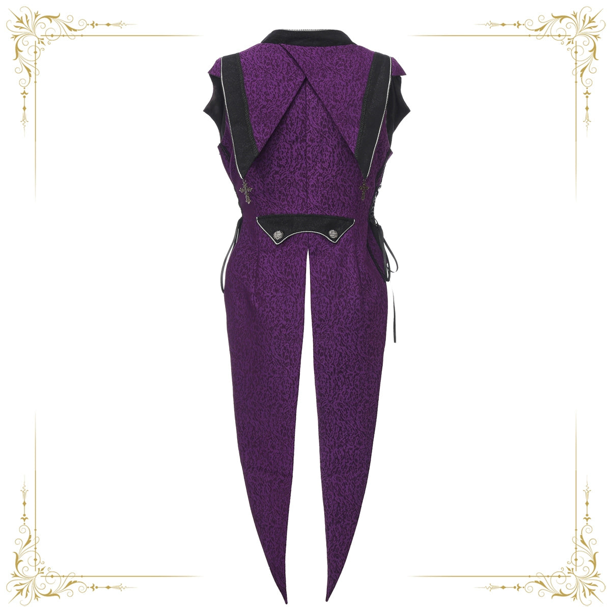 Immortal Thorn - Eternal Crimson Moon Forest - Ouji Lolita Tailcoat Jacket