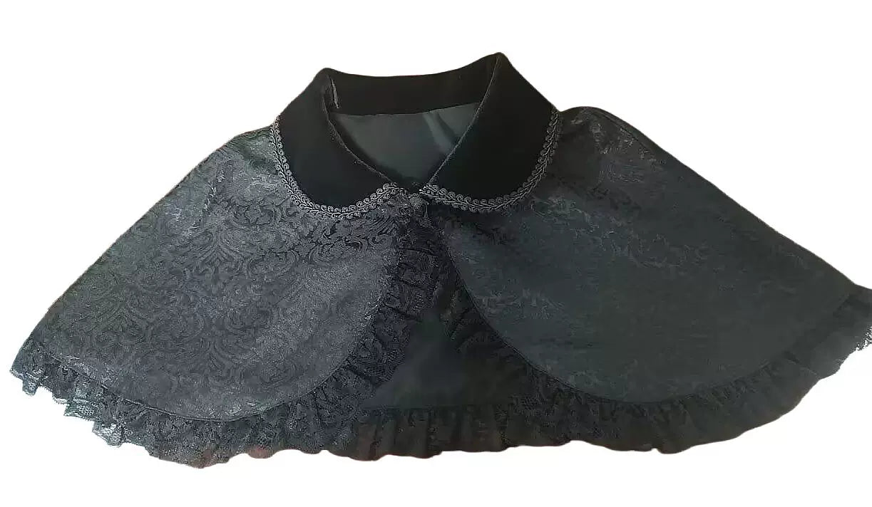Short Gothic Lolita Cape Jacquard Style 2