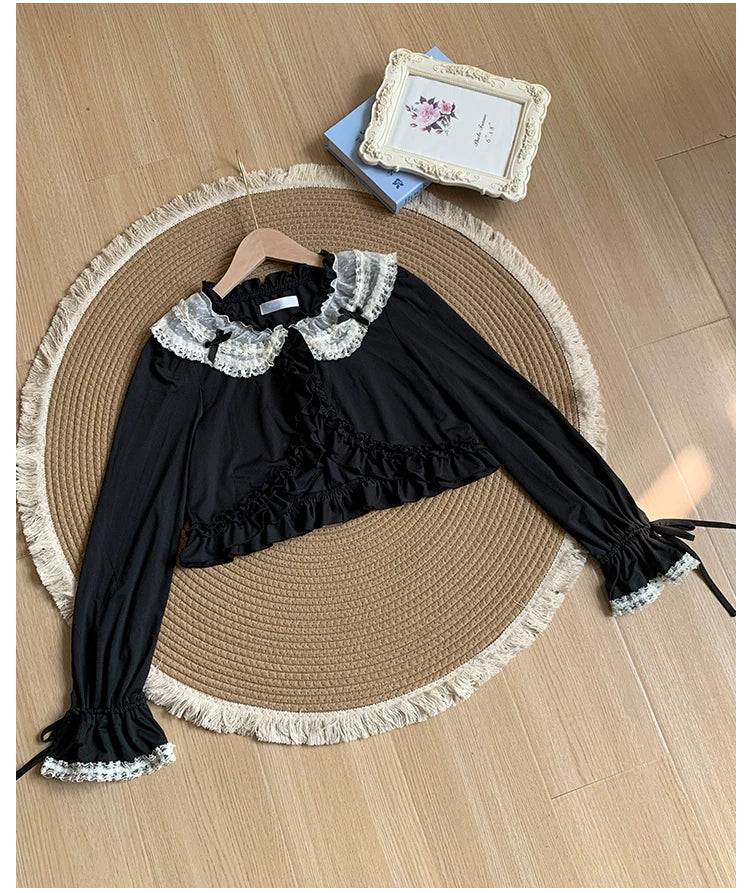 Half Summer - Sweet Lolita Sun Protection Bolero, Lace & Bow