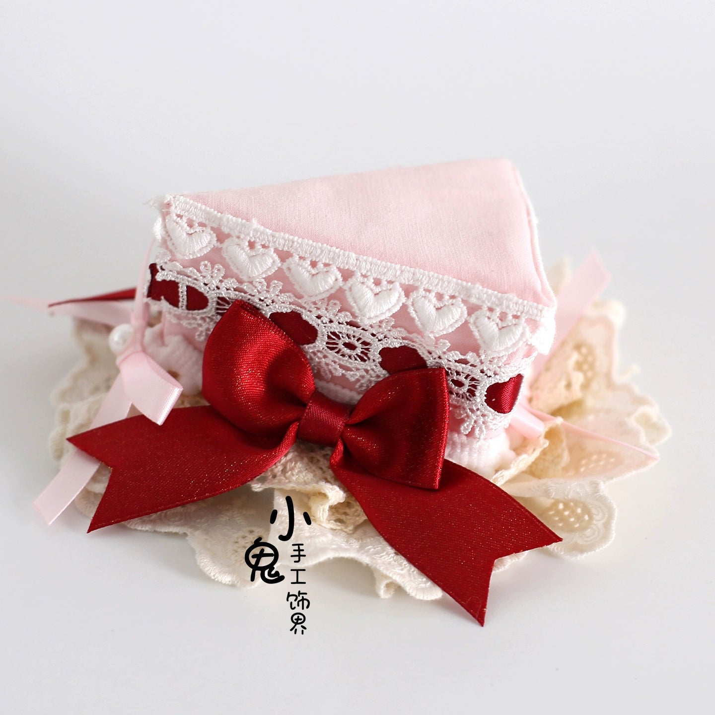 Xiaogui - Sweet Lolita Headdress, Triangle Cake Clip