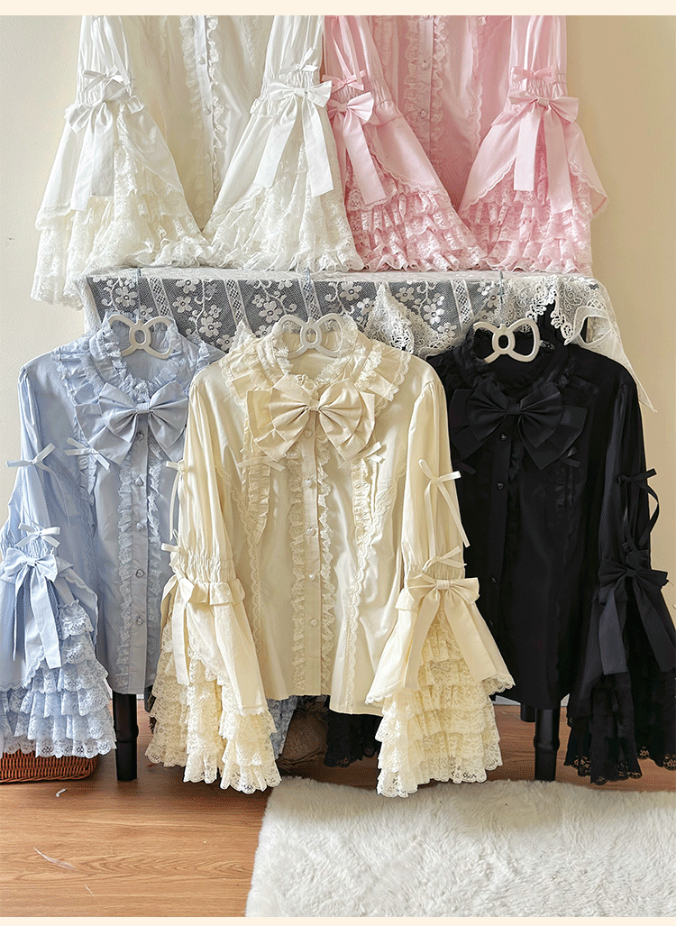 Plus Size Lolita Blouse, Princess Sleeves