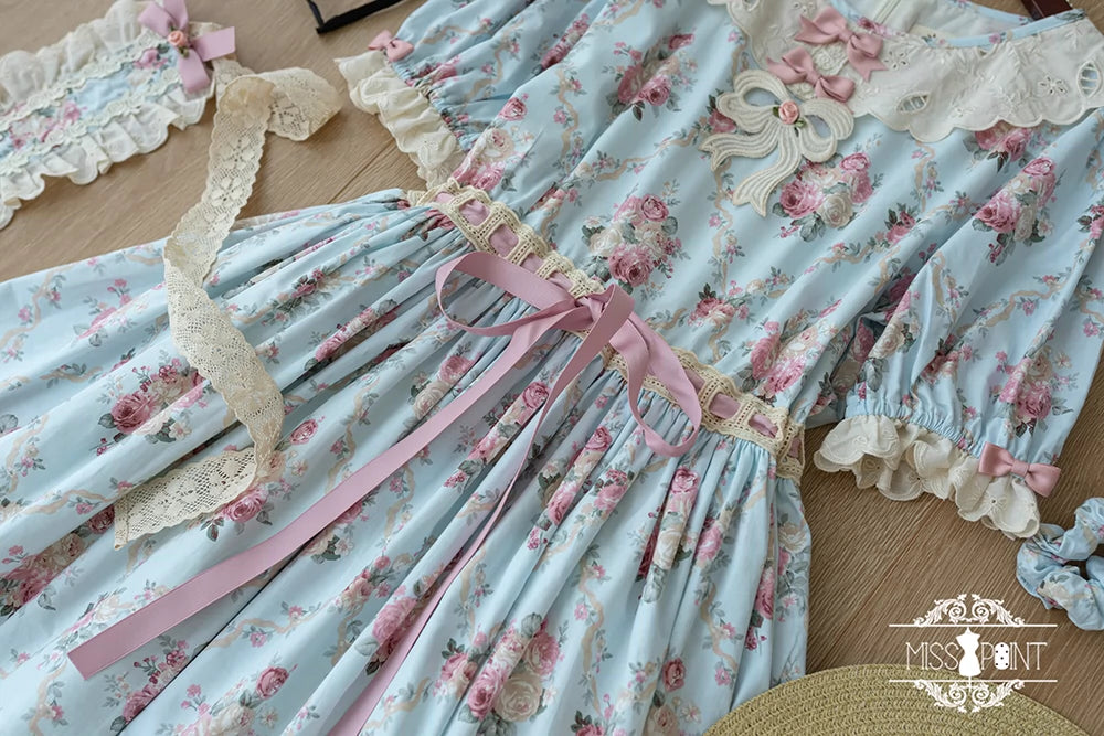 Miss Point~Customized Elegant Lolita OP Dress Cute Daily Girl Short Lolita Dress 35670:519880