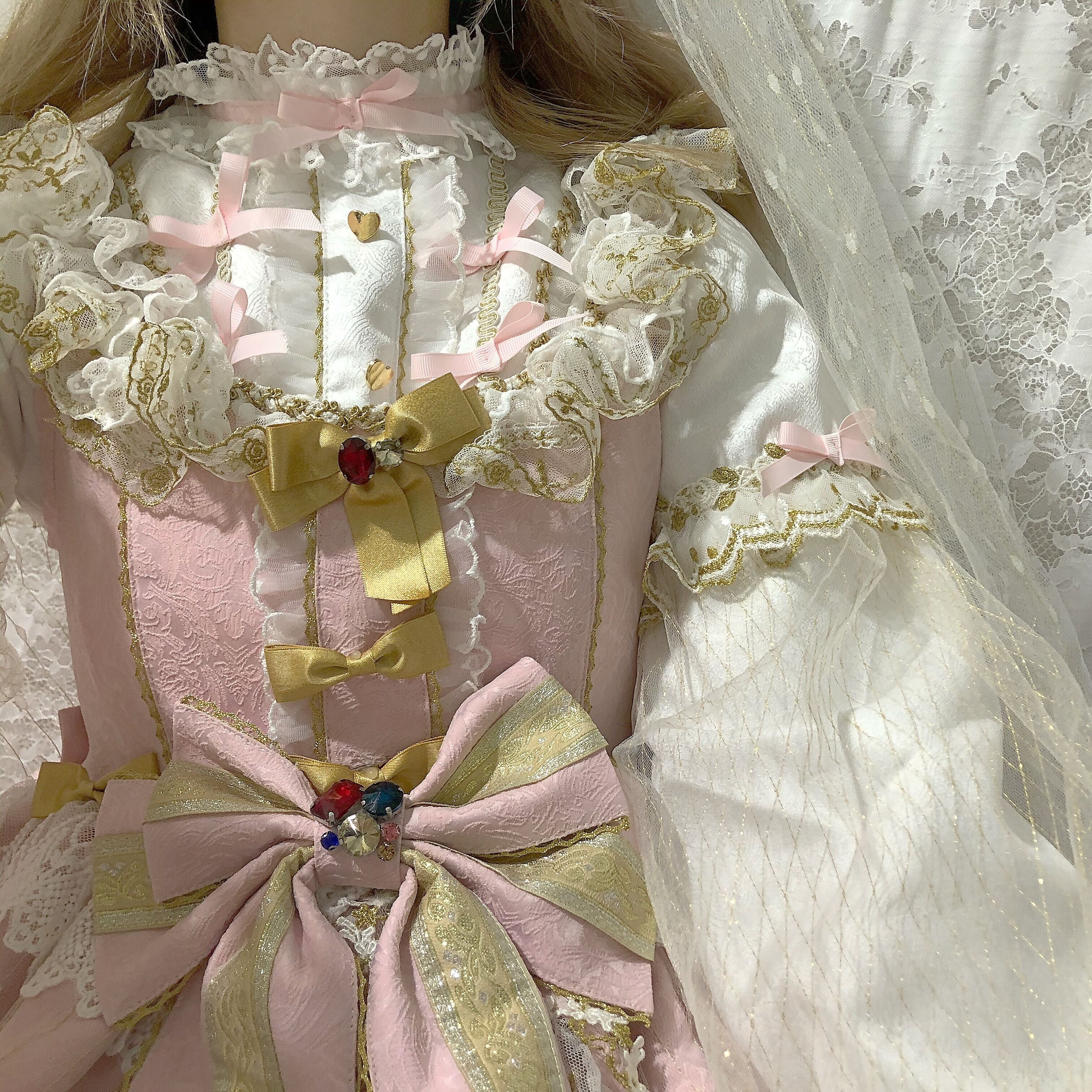 Puppet Night - Elegant Lolita Flounce Hemline Princess Dress Multicolors
