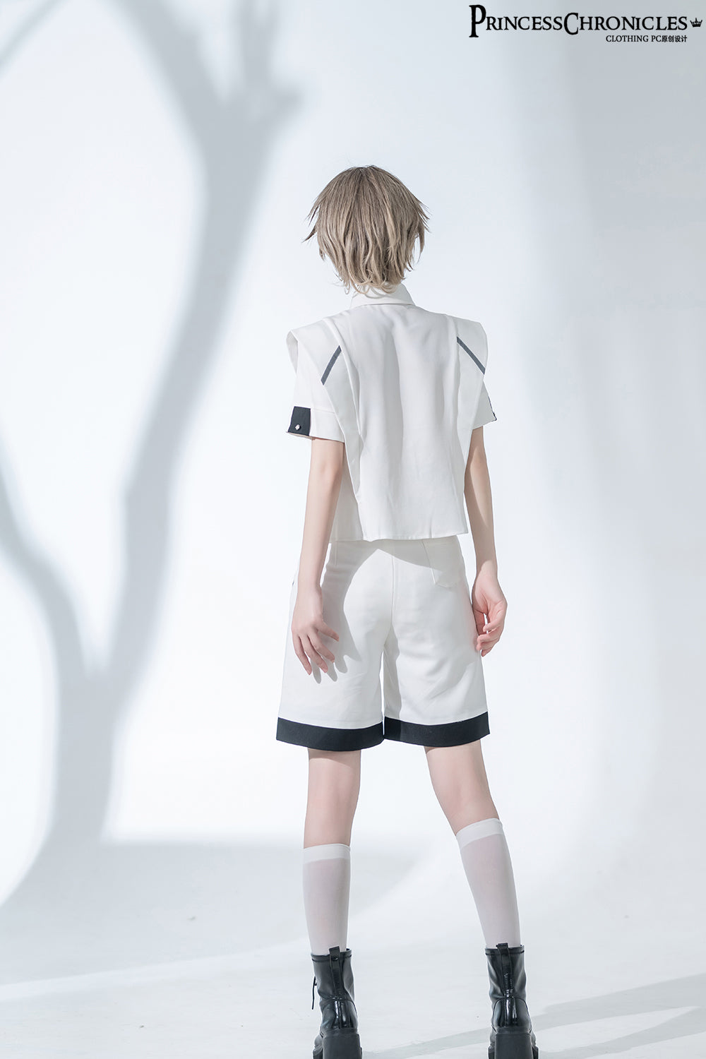 Princess Chronicles - Dry sea and Ashlar - Ouji Lolita White Short Set