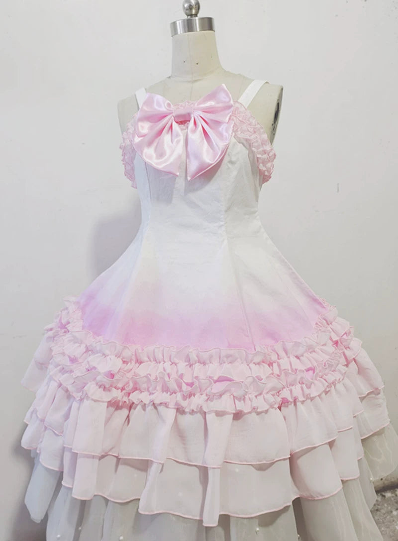 Sweet Angel - Sweet Lolita JSK Dress, Back Shirring, Side Zipper