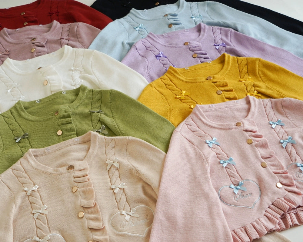 (BFM)Dark Star Island~Sugar Frost~Sweet Lolita Cardigan Knit Embroidered Sweater 34274:449618