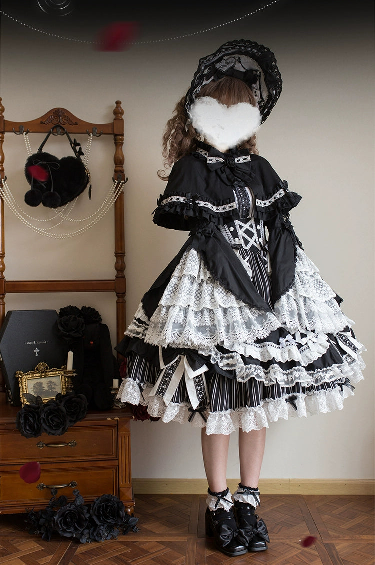 Lost Aqua - Vintage Lolita Dress Set Cotton Shirt