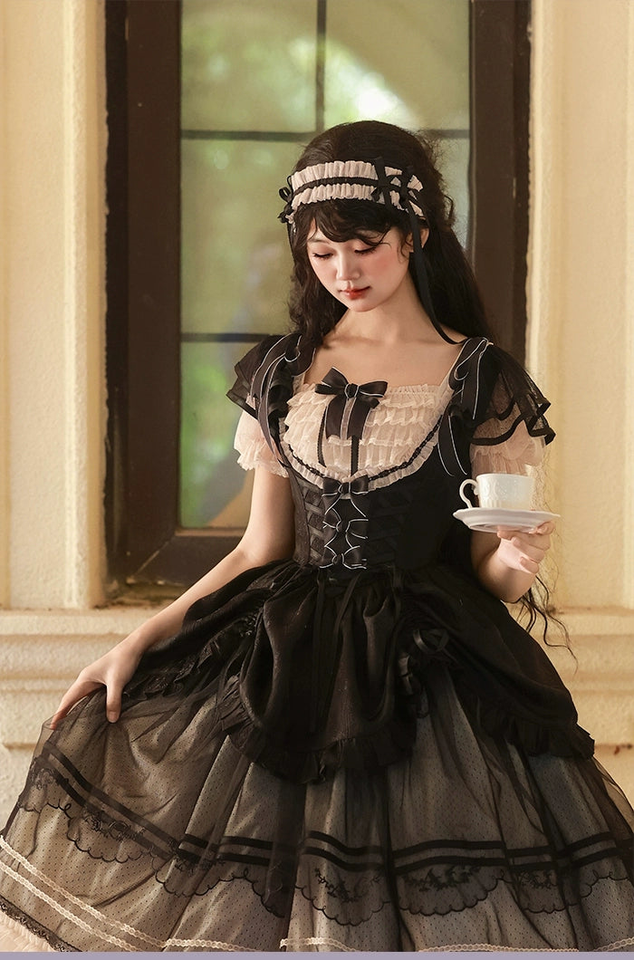 Alice Girl - Yesterday Morning Mist - Classic Lolita KC Elegant Lolita Headdress
