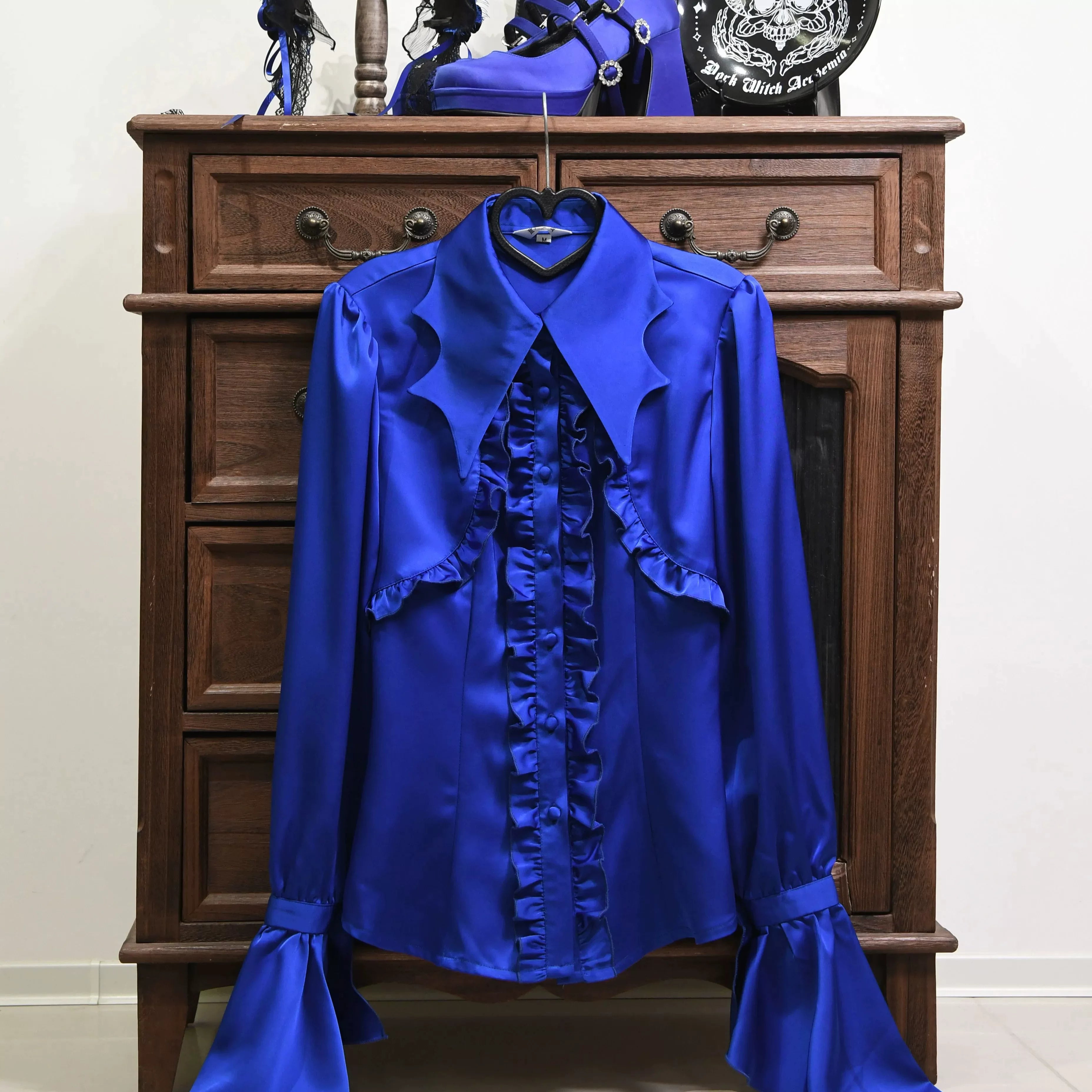 Vampire Knight - Gothic Lolita Shirt, Batwing Collar (L M S XL) 44450:808799