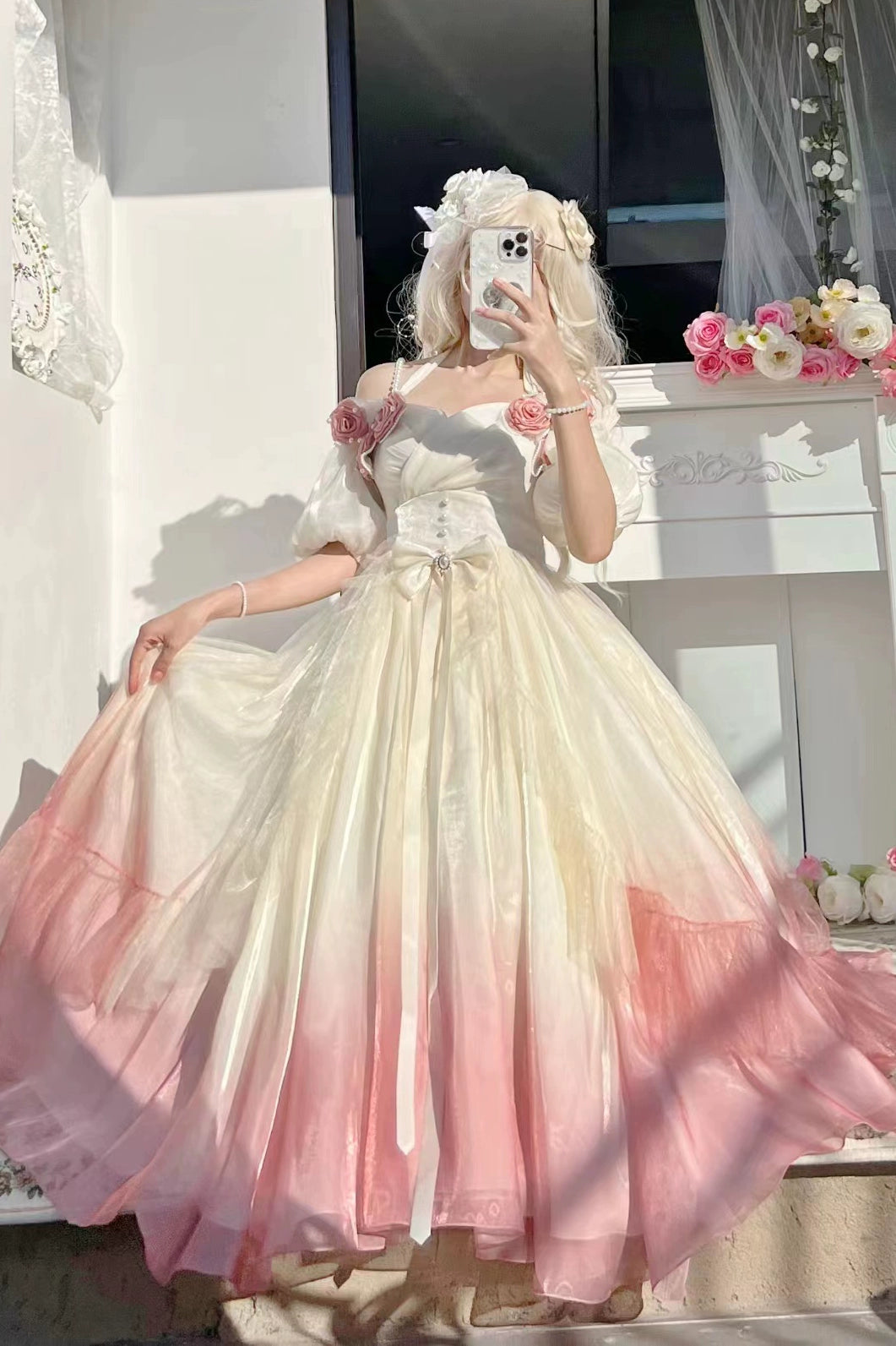 Meowing and fruity - Miss Dael Fairy Lolita OP Dress S Mermaid Princess Long Dress