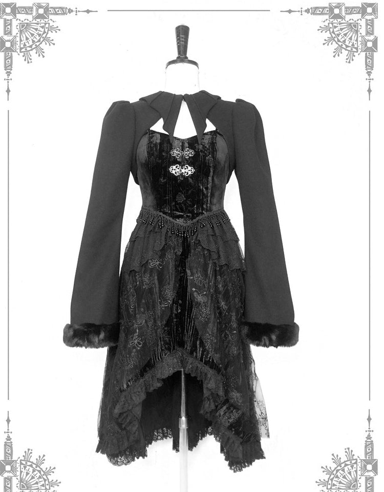 Blood Supply - Misty - Gothic Lolita Dress Black JSK Halloween
