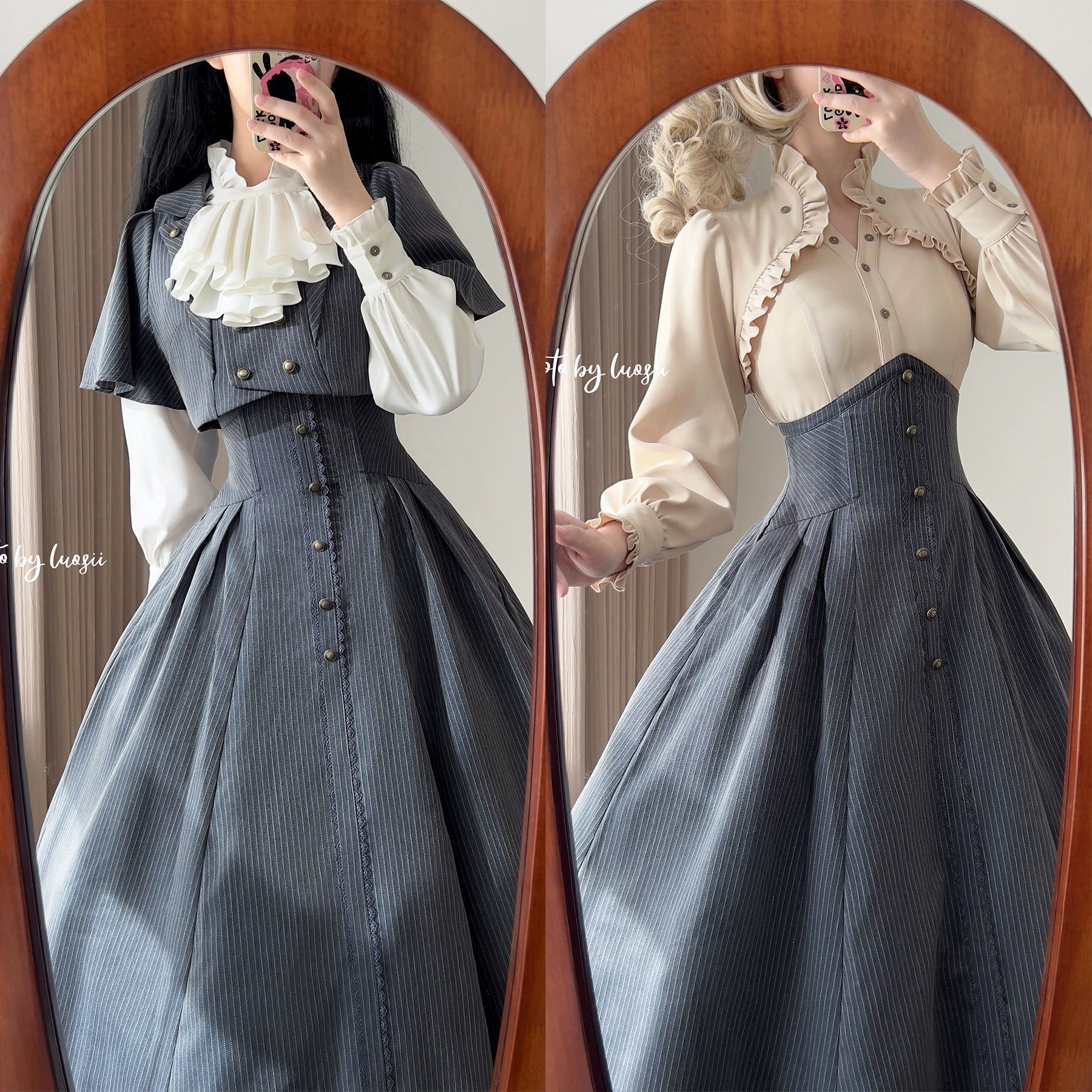 Forest Wardrobe - Forest Stationery - Classic Lolita SK Suit With Shirt And Coat