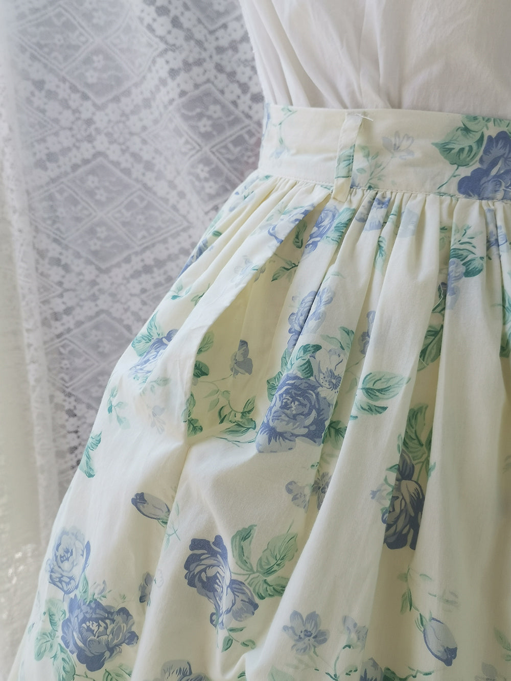 Miss Point - Customized Vintage Sweet Elegant Rose Skirt