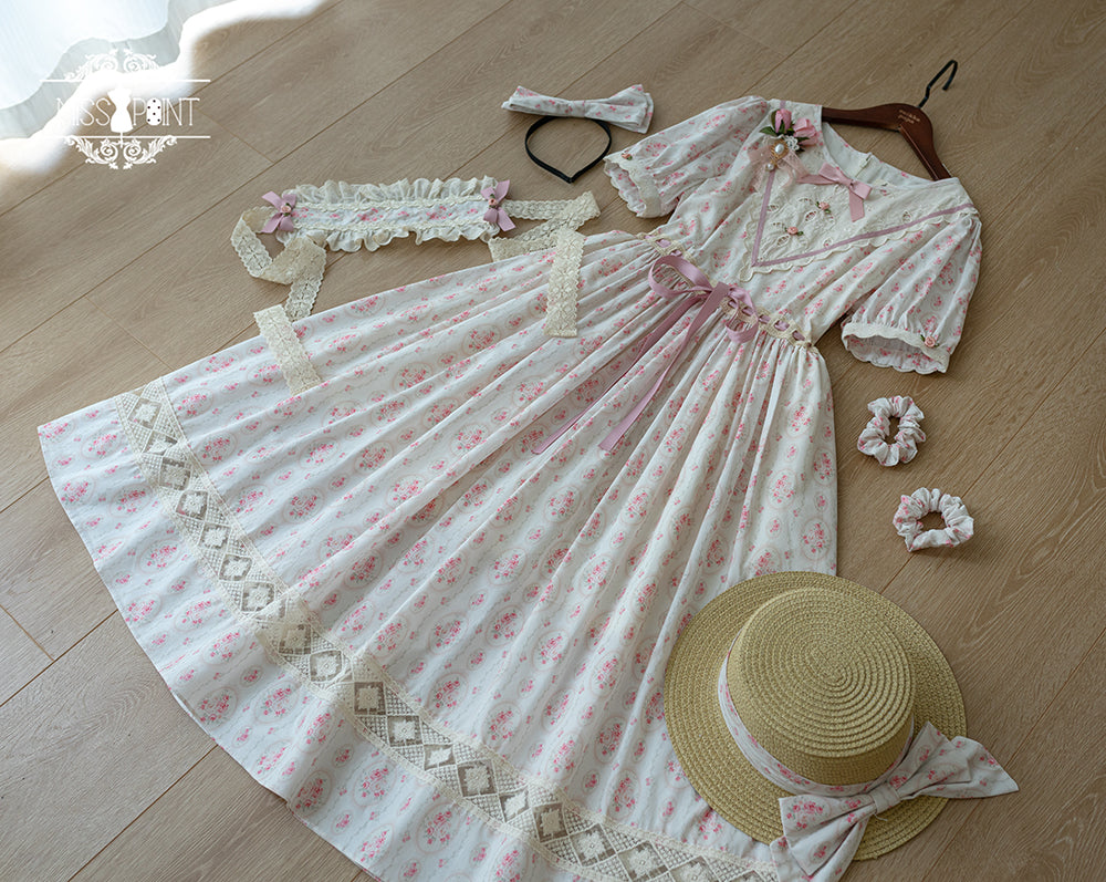 (Buyforme)Miss Point~Happy Summer Elegant Lolita Floral OP Dress 17704:244838
