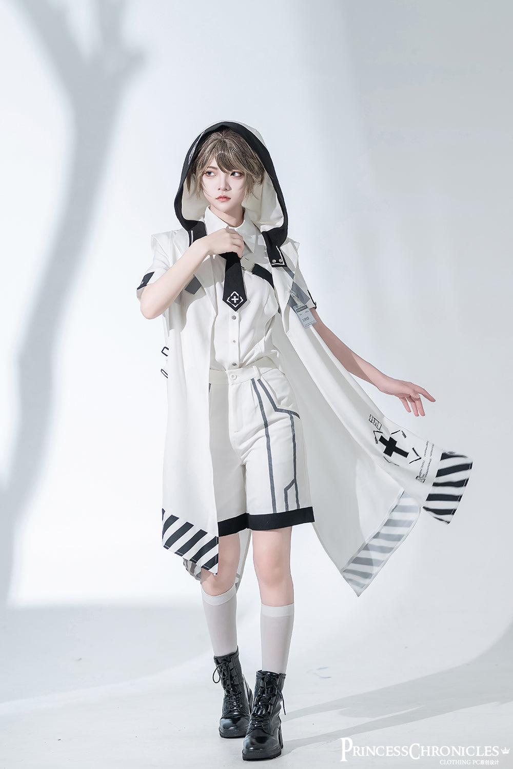 Princess Chronicles - Dry sea and Ashlar - Ouji Lolita White Short Set