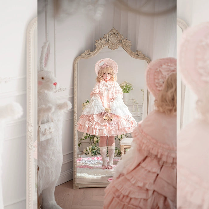 Lost Aqua - Vintage Lolita Dress Set Cotton Shirt